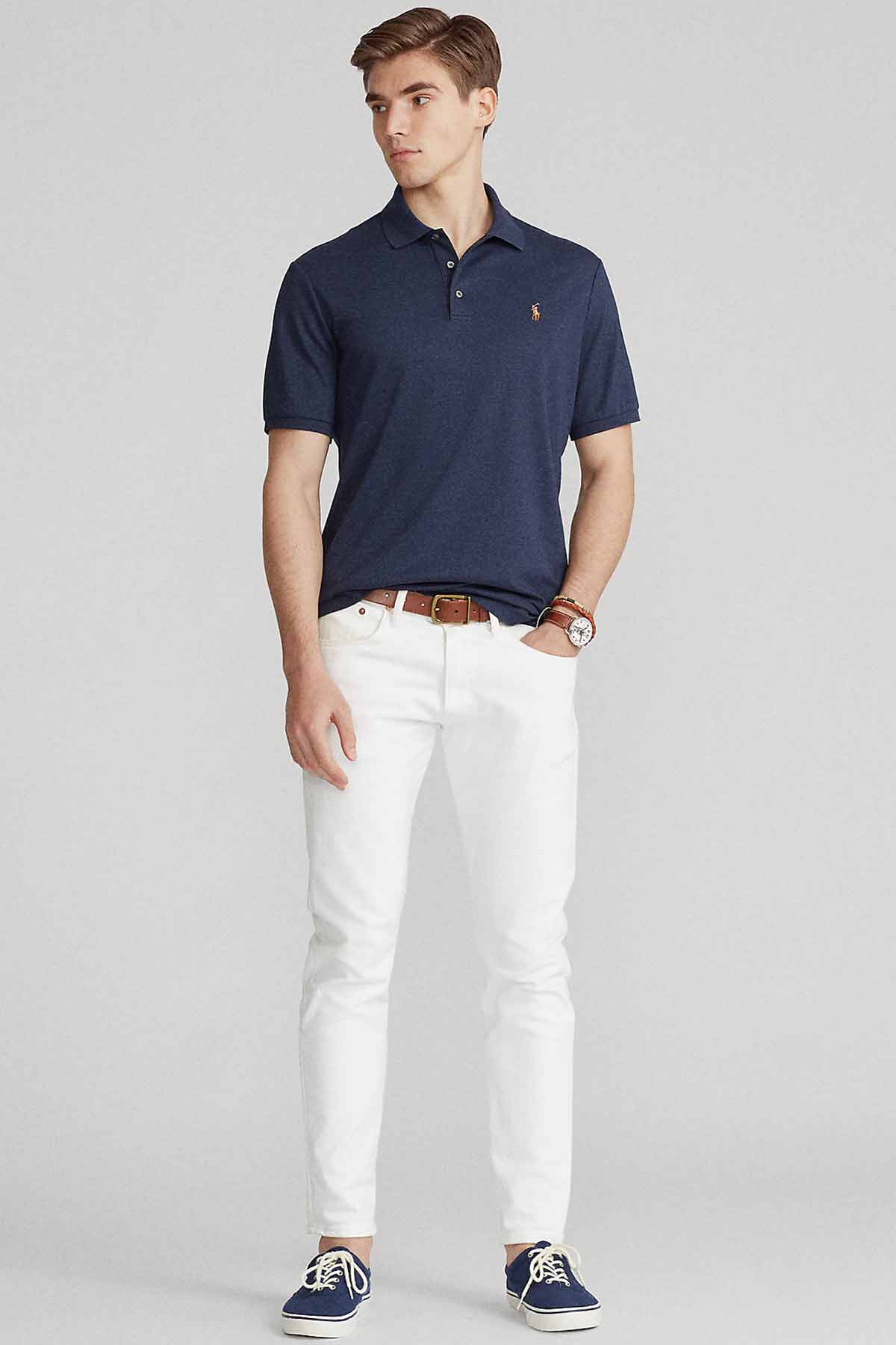 Polo Ralph Lauren Custom Slim Fit Polo Yaka T-shirt-Libas Trendy Fashion Store