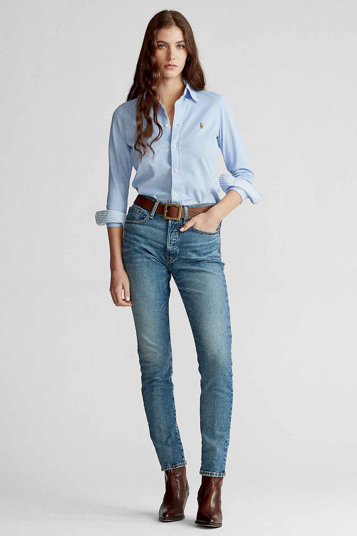 Polo Ralph Lauren Knit Oxford Gömlek-Libas Trendy Fashion Store