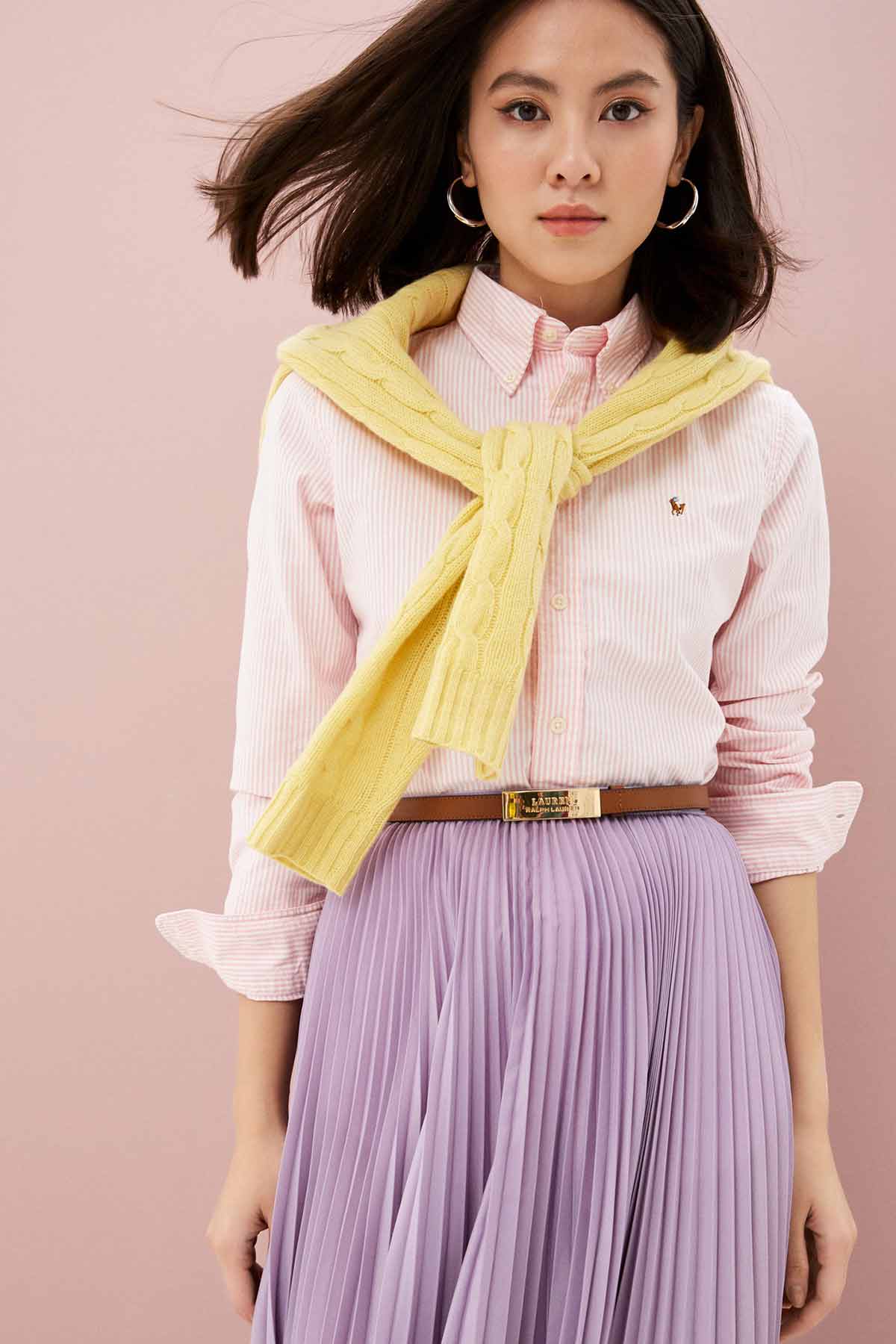 Polo Ralph Lauren Slim Fit Çizgili Oxford Gömlek-Libas Trendy Fashion Store