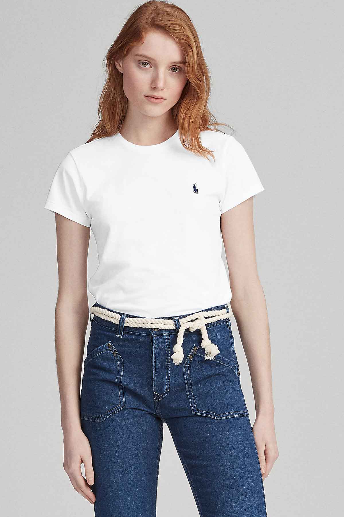 Polo Ralph Lauren Custom Fit Yuvarlak Yaka T-shirt-Libas Trendy Fashion Store