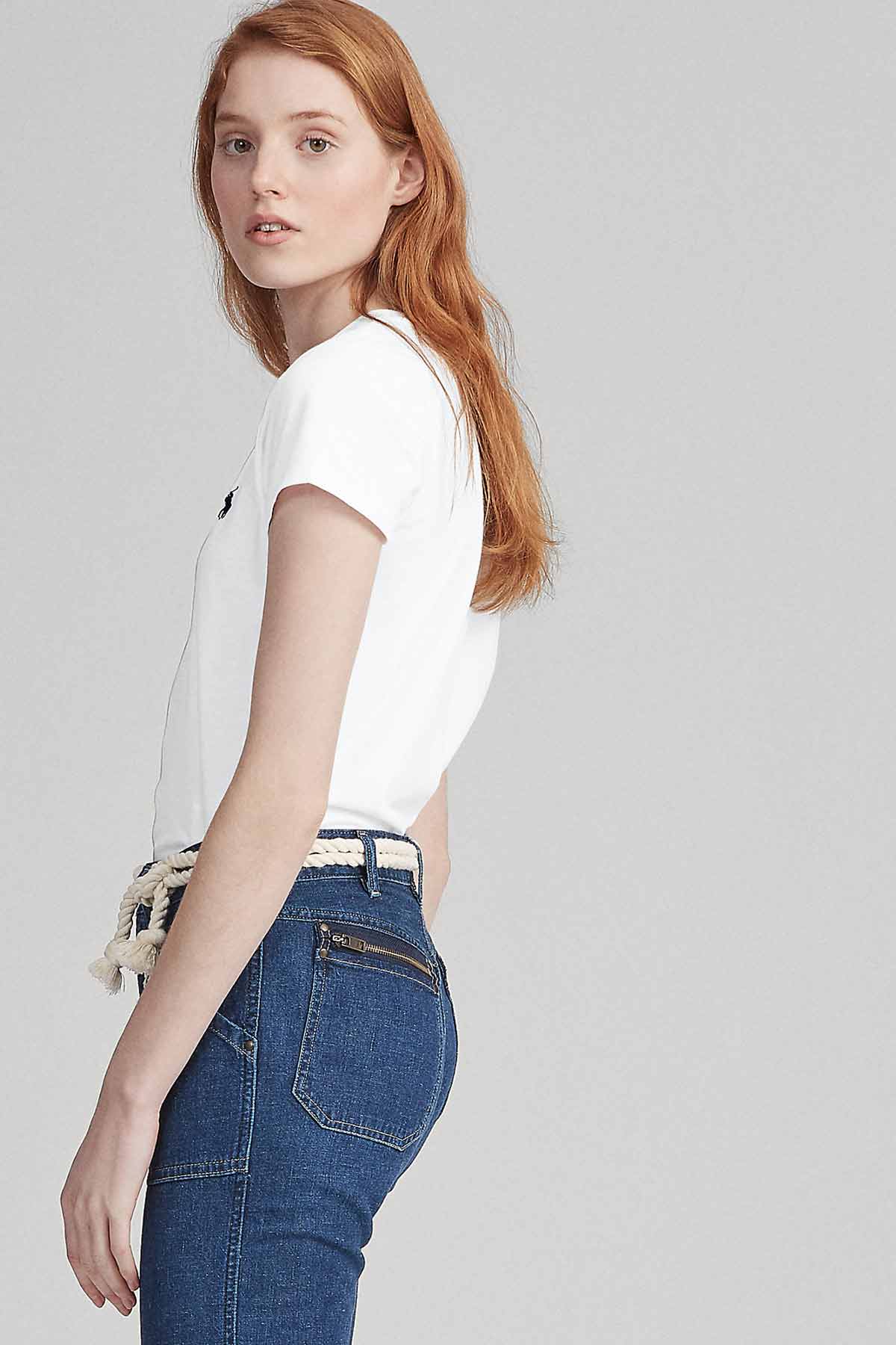 Polo Ralph Lauren Custom Fit Yuvarlak Yaka T-shirt-Libas Trendy Fashion Store