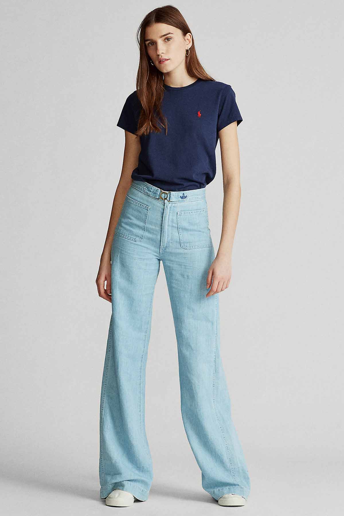 Polo Ralph Lauren Custom Fit Yuvarlak Yaka T-shirt-Libas Trendy Fashion Store