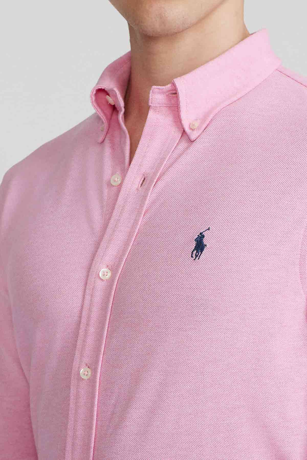 Polo Ralph Lauren Custom Fit Featherweight Mesh Gömlek-Libas Trendy Fashion Store