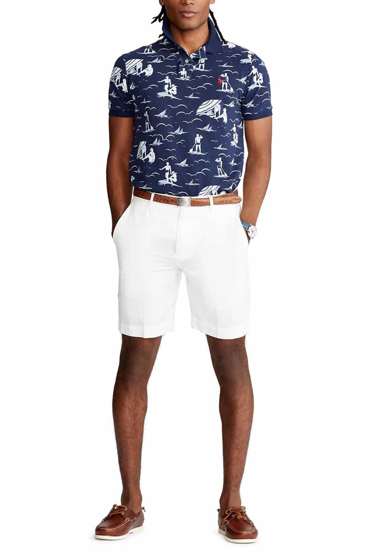 Polo Ralph Lauren Custom Slim Fit Marin Polo Yaka T-shirt-Libas Trendy Fashion Store