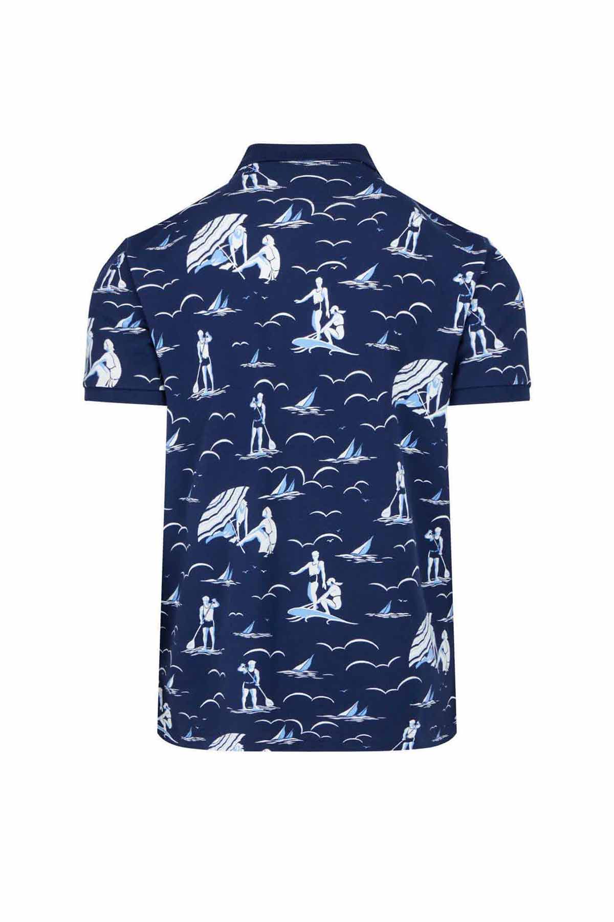 Polo Ralph Lauren Custom Slim Fit Marin Polo Yaka T-shirt-Libas Trendy Fashion Store