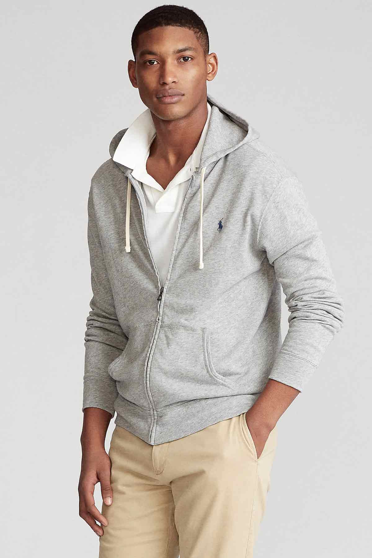 Polo Ralph Lauren Fermuarlı Kapüşonlu Sweatshirt Ceket-Libas Trendy Fashion Store