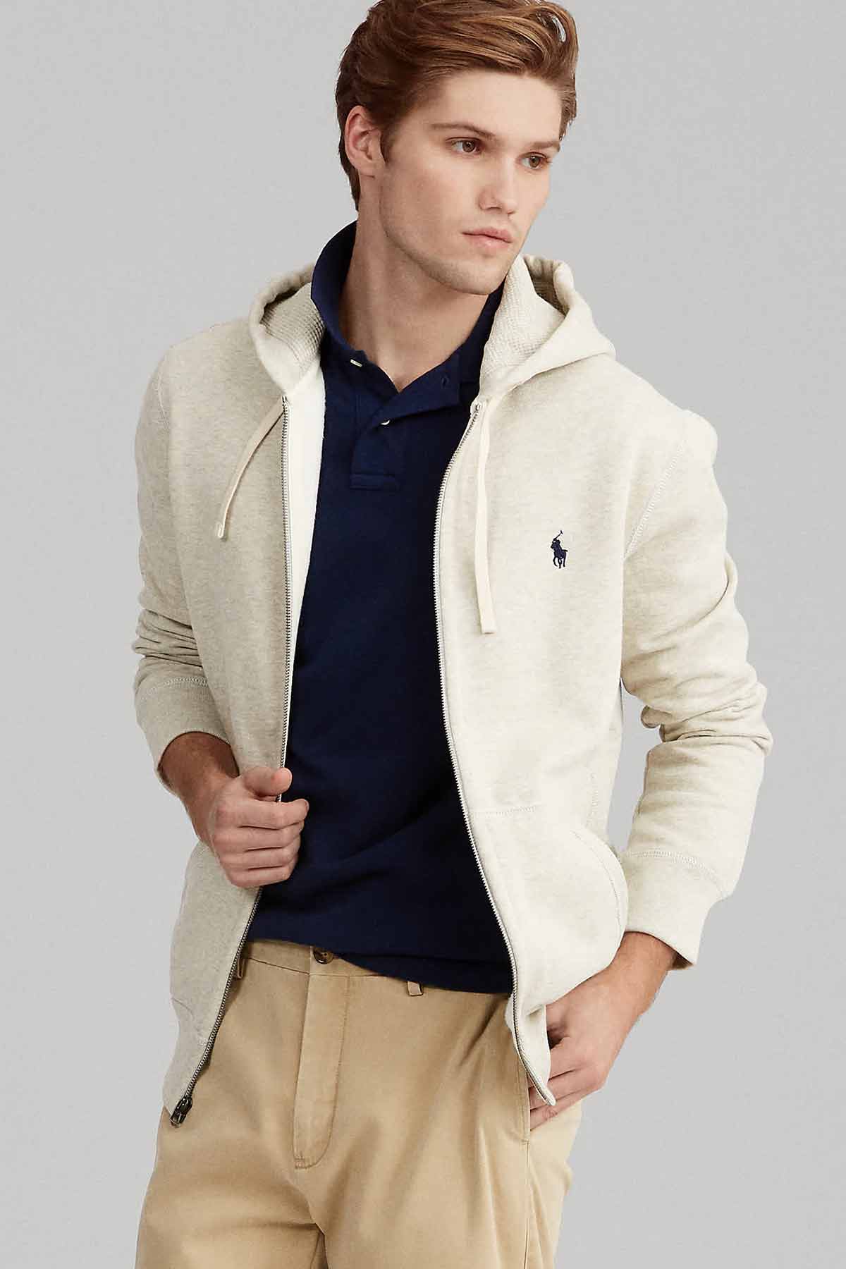 Polo Ralph Lauren Fermuarlı Kapüşonlu Sweatshirt Ceket-Libas Trendy Fashion Store