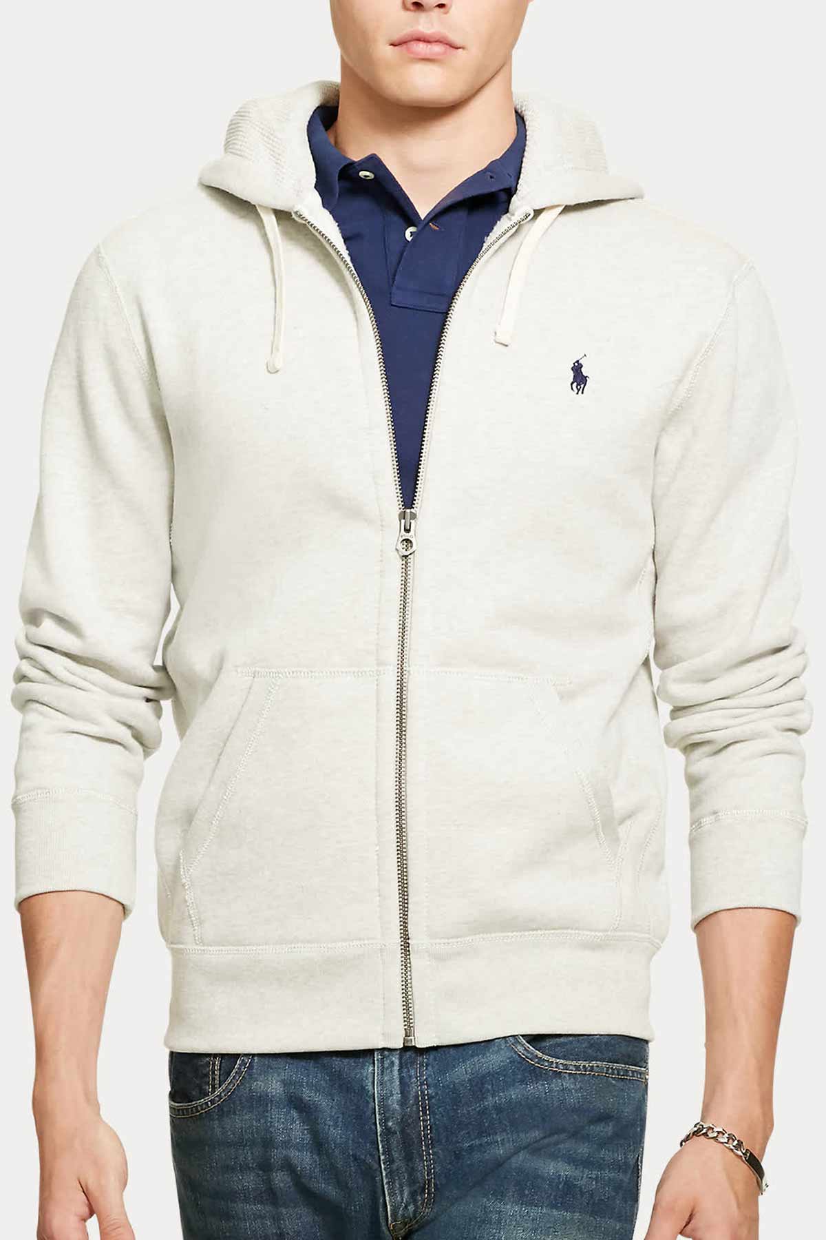 Polo Ralph Lauren Fermuarlı Kapüşonlu Sweatshirt Ceket-Libas Trendy Fashion Store