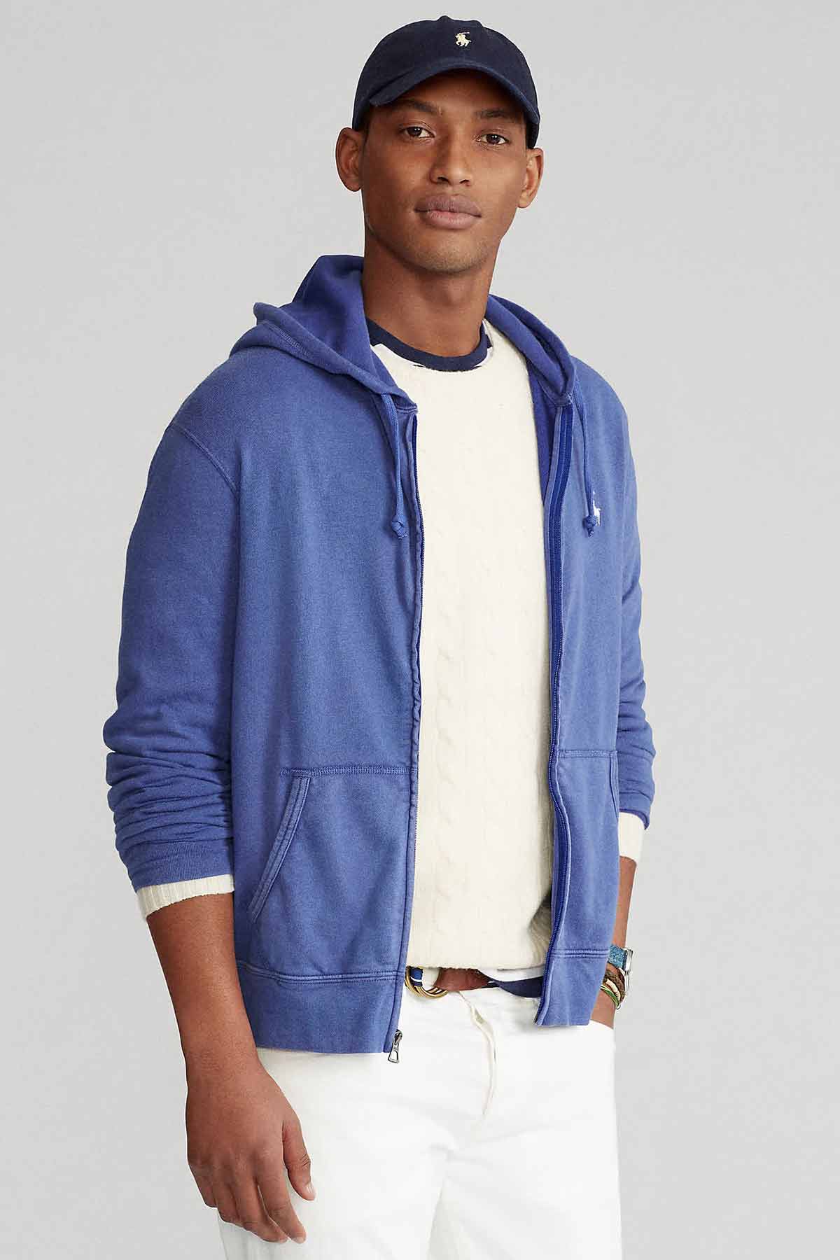 Polo Ralph Lauren Fermuarlı Kapüşonlu Sweatshirt Ceket-Libas Trendy Fashion Store