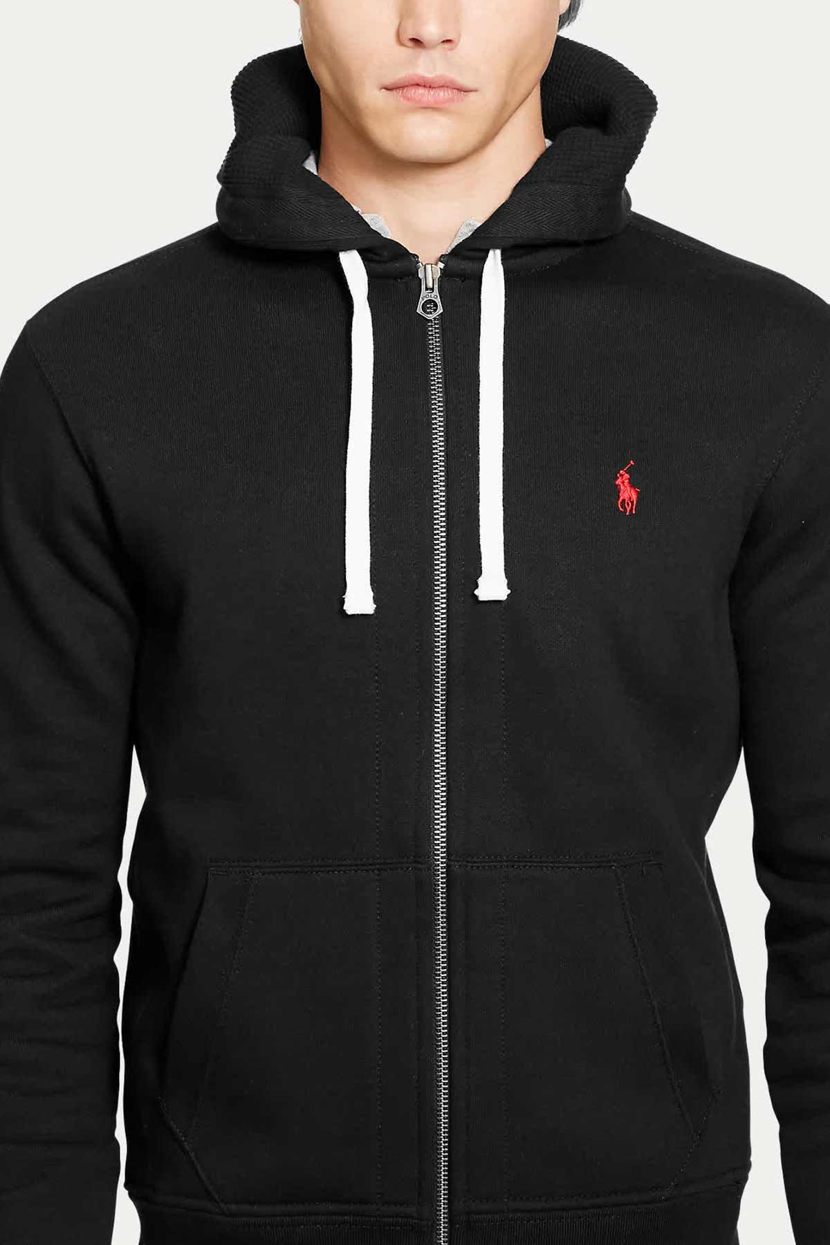 Polo Ralph Lauren Fermuarlı Kapüşonlu Sweatshirt Ceket-Libas Trendy Fashion Store