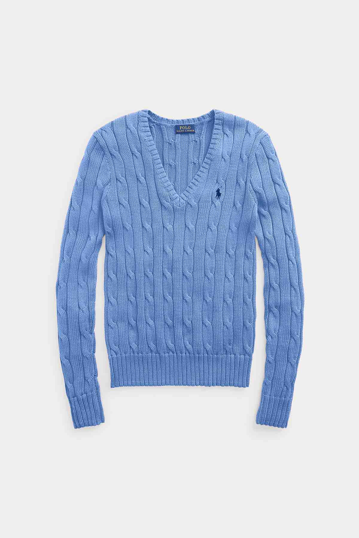 Polo Ralph Lauren Pima Cotton Slim Fit Saç Örgü Triko-Libas Trendy Fashion Store