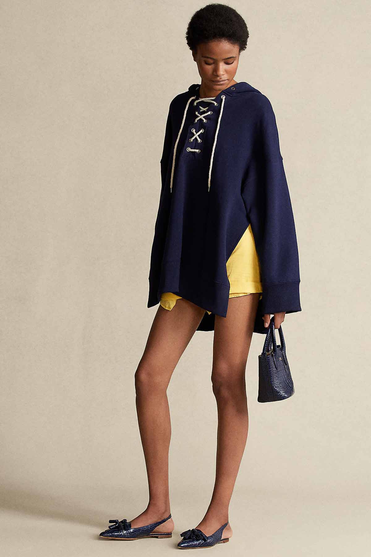 Polo Ralph Lauren Rahat Kesim Yırtmaçlı Sweatshirt-Libas Trendy Fashion Store