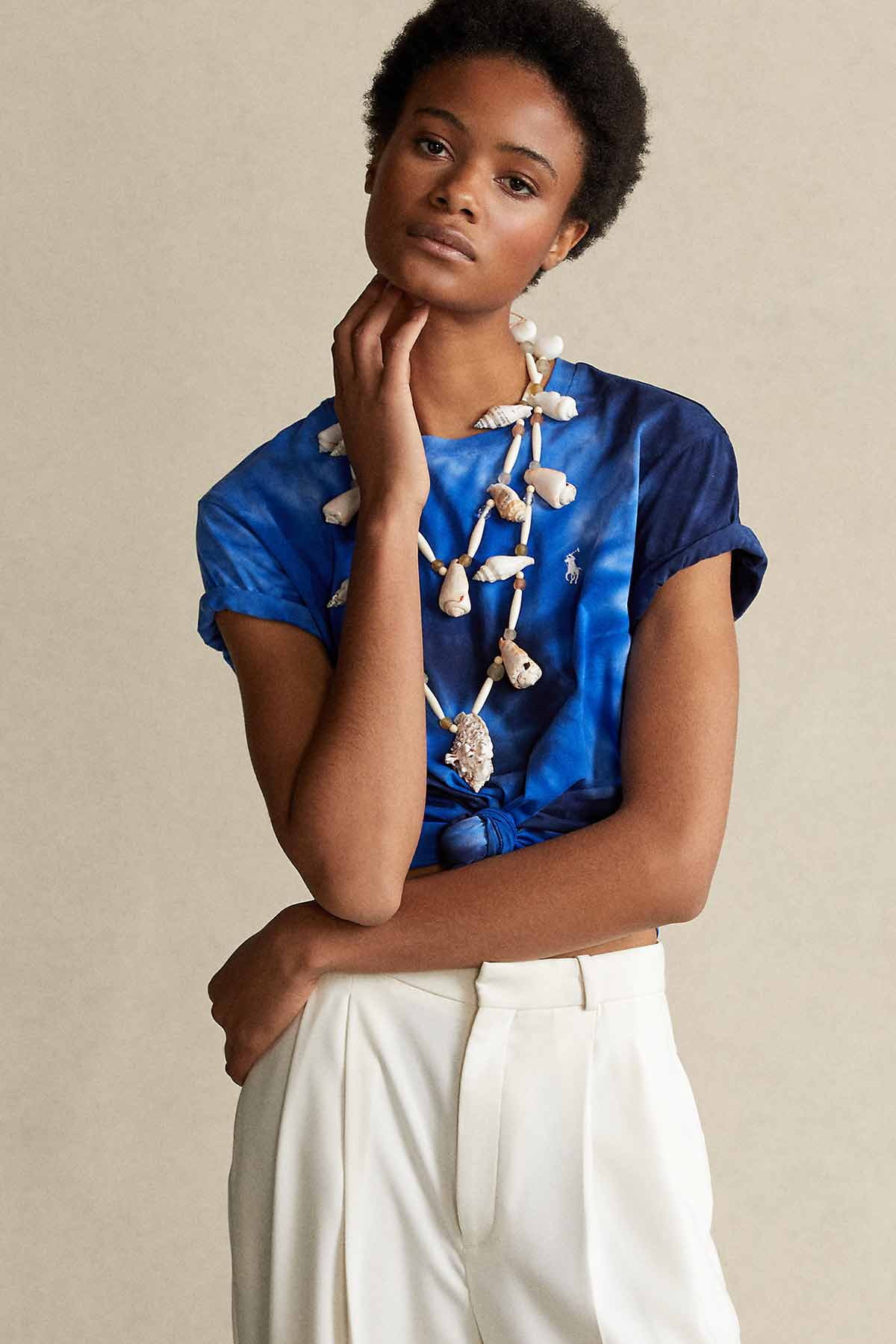 Polo Ralph Lauren Spiral Batik Motifli T-shirt-Libas Trendy Fashion Store
