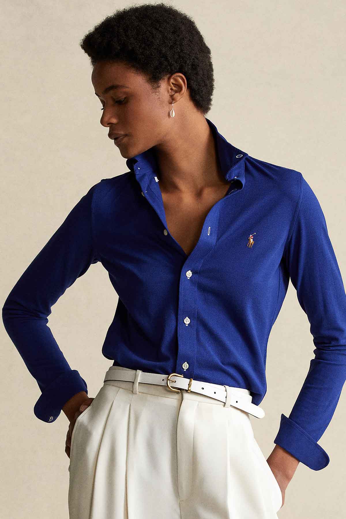 Polo Ralph Lauren Knit Oxford Gömlek-Libas Trendy Fashion Store