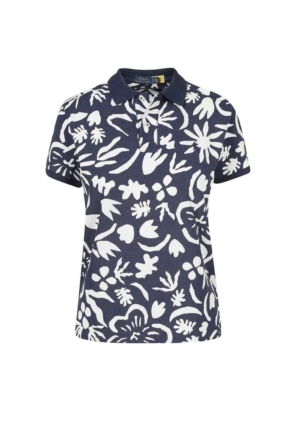 Polo Ralph Lauren Classic Fit Çiçek Desenli Polo Yaka T-shirt-Libas Trendy Fashion Store