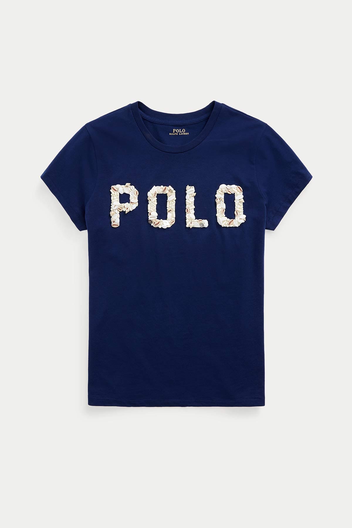 Polo Ralph Lauren Deniz Kabuğu Aksesuarlı Logolu T-shirt-Libas Trendy Fashion Store