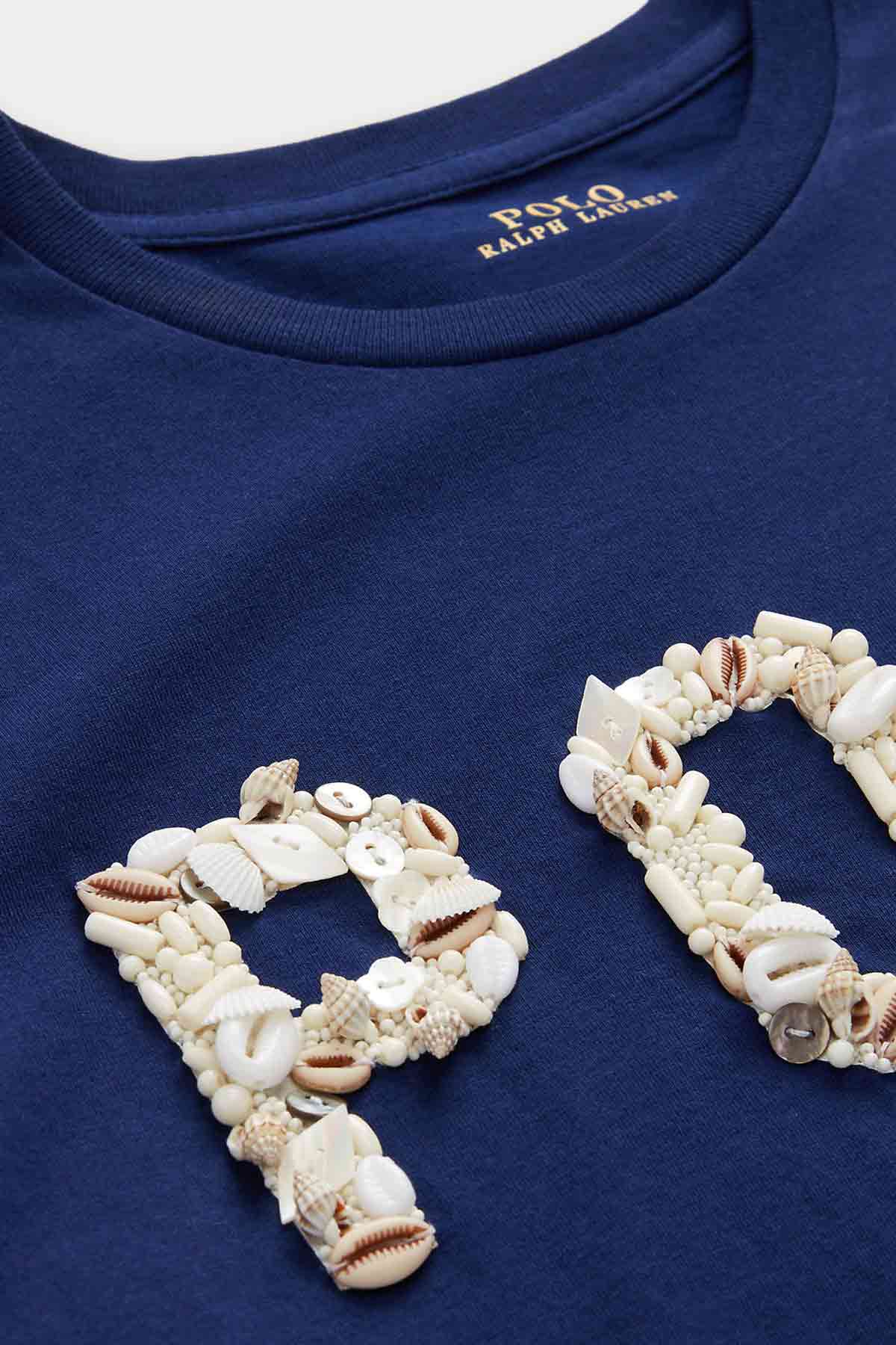 Polo Ralph Lauren Deniz Kabuğu Aksesuarlı Logolu T-shirt-Libas Trendy Fashion Store