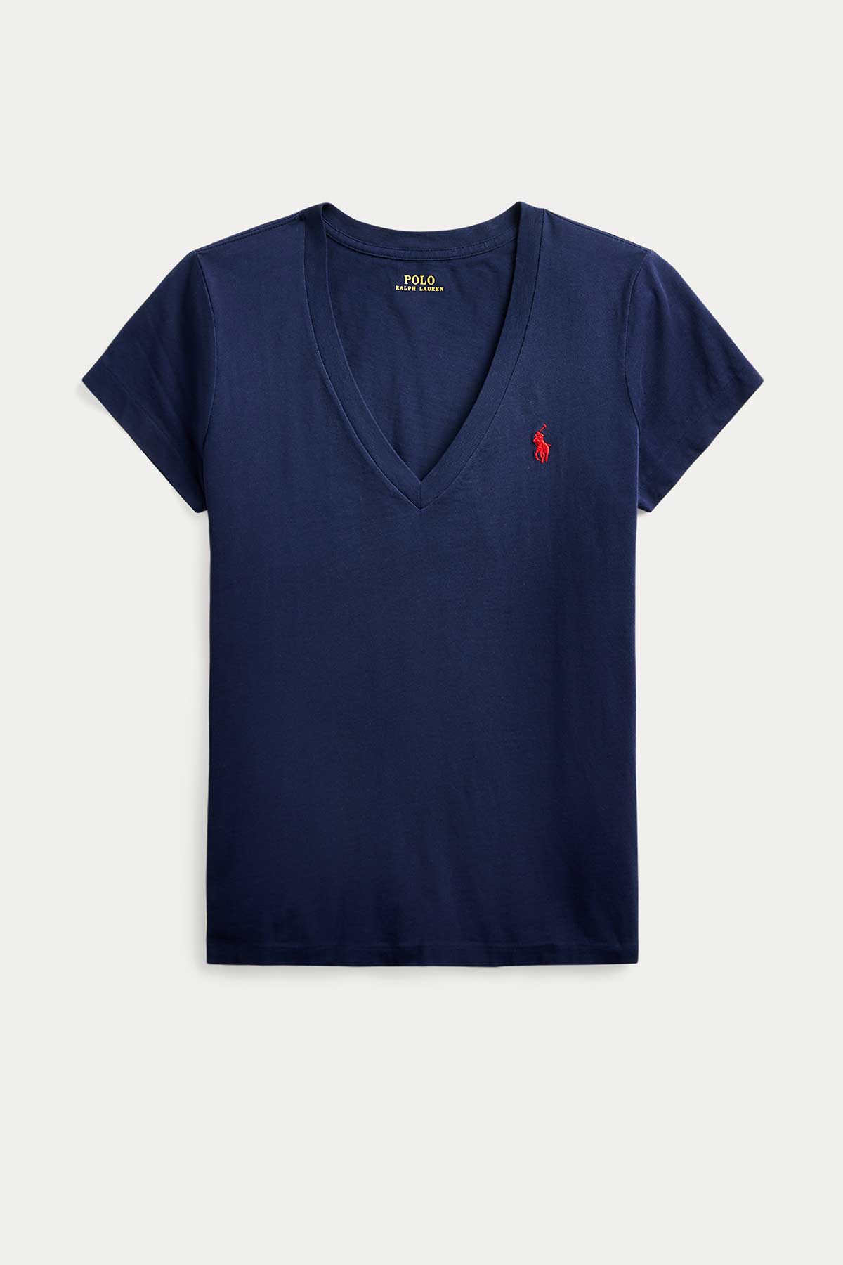 Polo Ralph Lauren Custom Fit V Yaka T-shirt-Libas Trendy Fashion Store