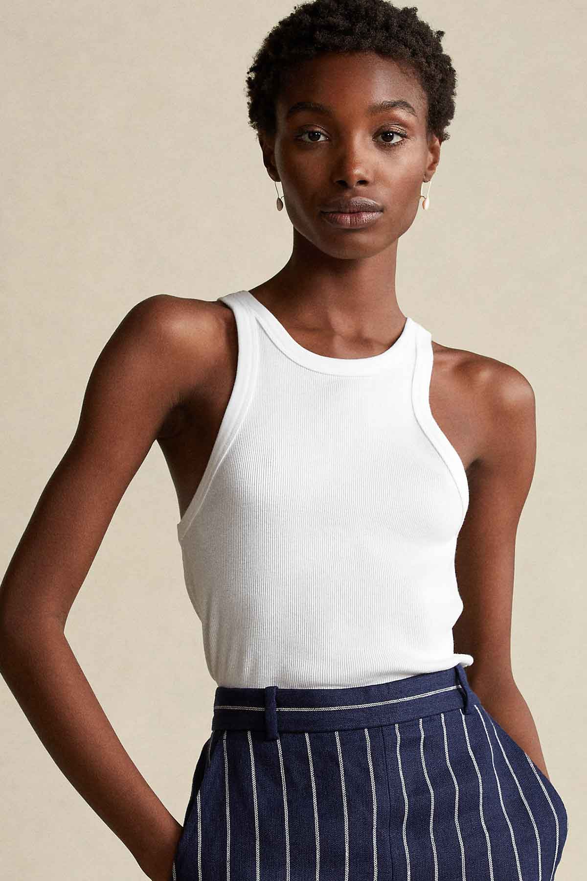 Polo Ralph Lauren Yuvarlak Yaka Kolsuz Bluz-Libas Trendy Fashion Store