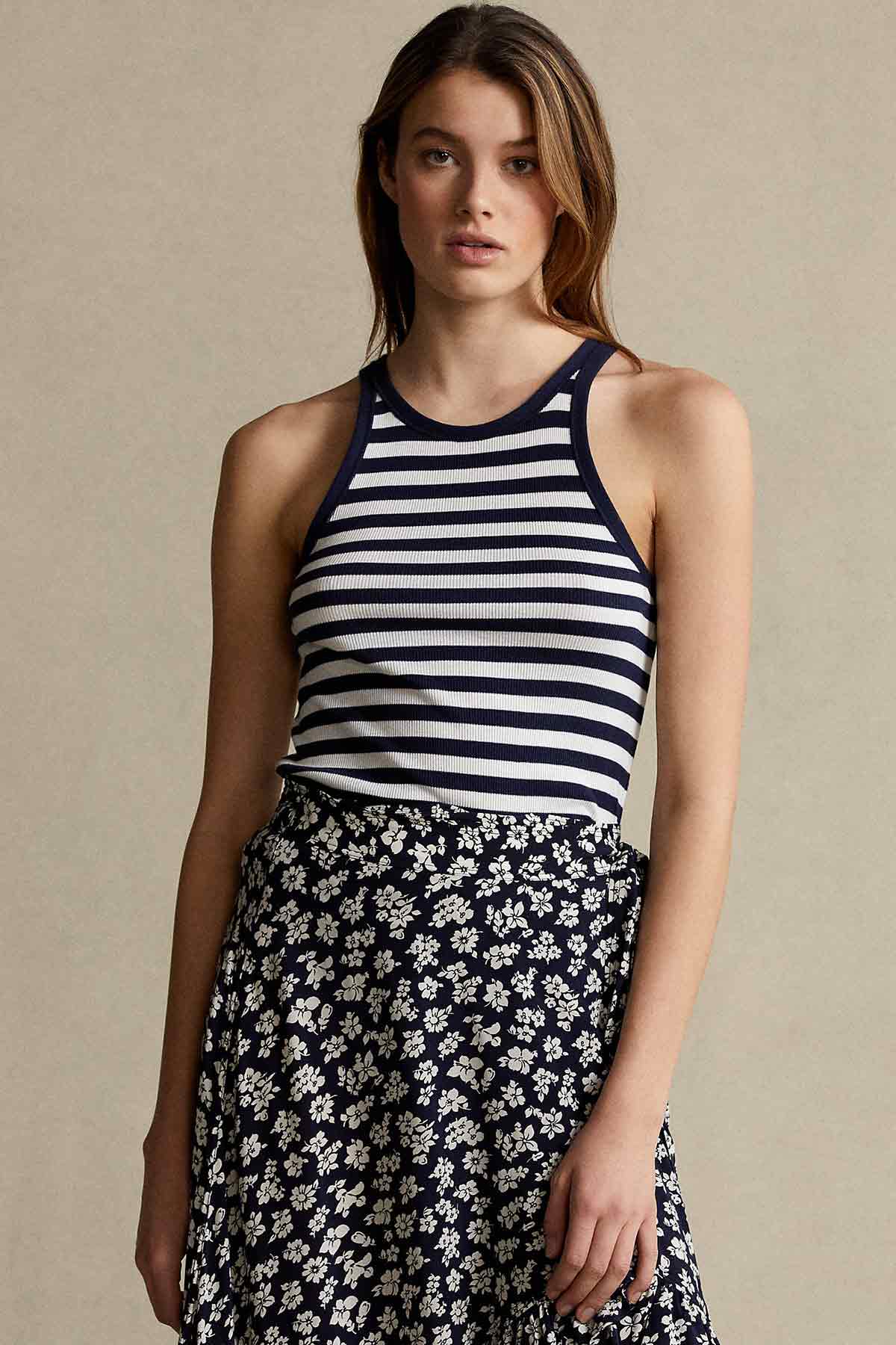 Polo Ralph Lauren Yuvarlak Yaka Kolsuz Bluz-Libas Trendy Fashion Store