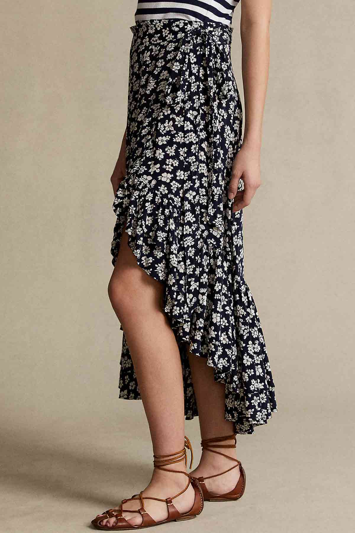 Polo Ralph Lauren Çiçek Desenli Asimetrik Etek-Libas Trendy Fashion Store
