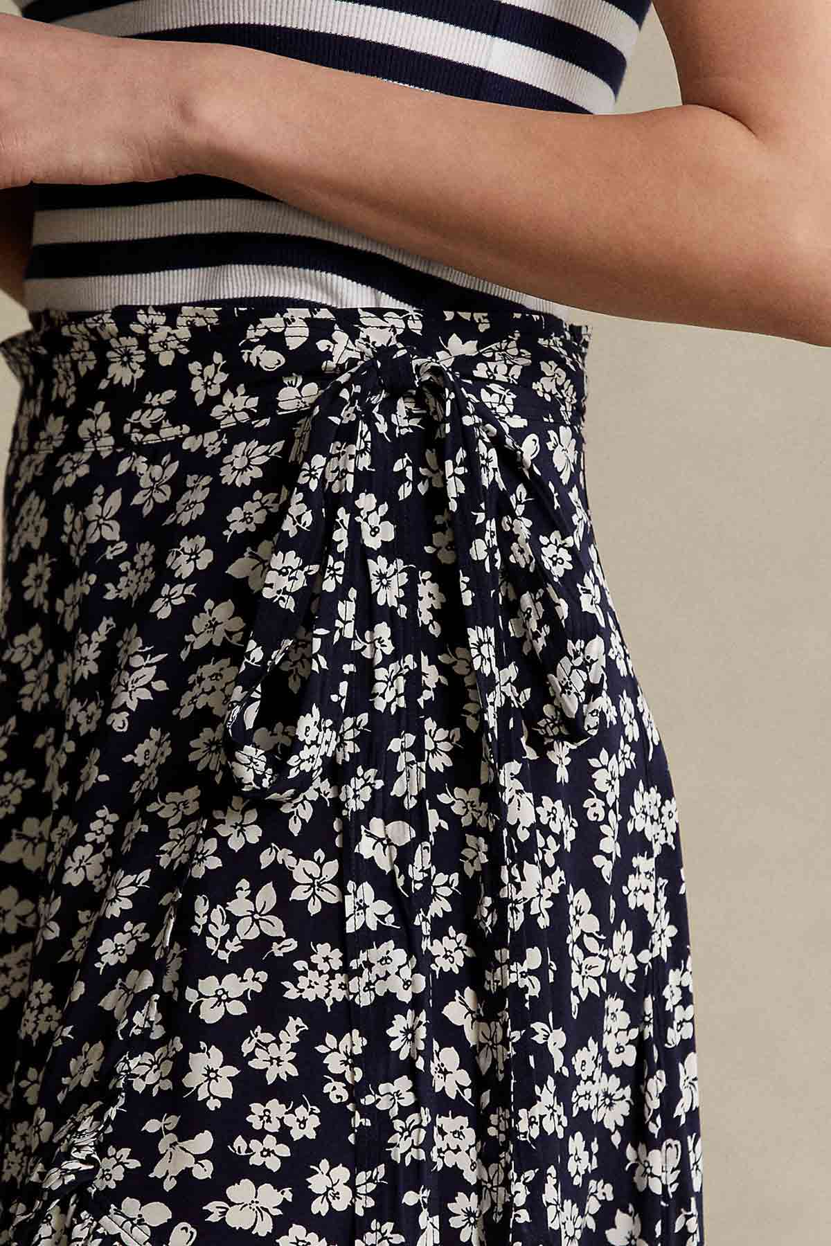 Polo Ralph Lauren Çiçek Desenli Asimetrik Etek-Libas Trendy Fashion Store