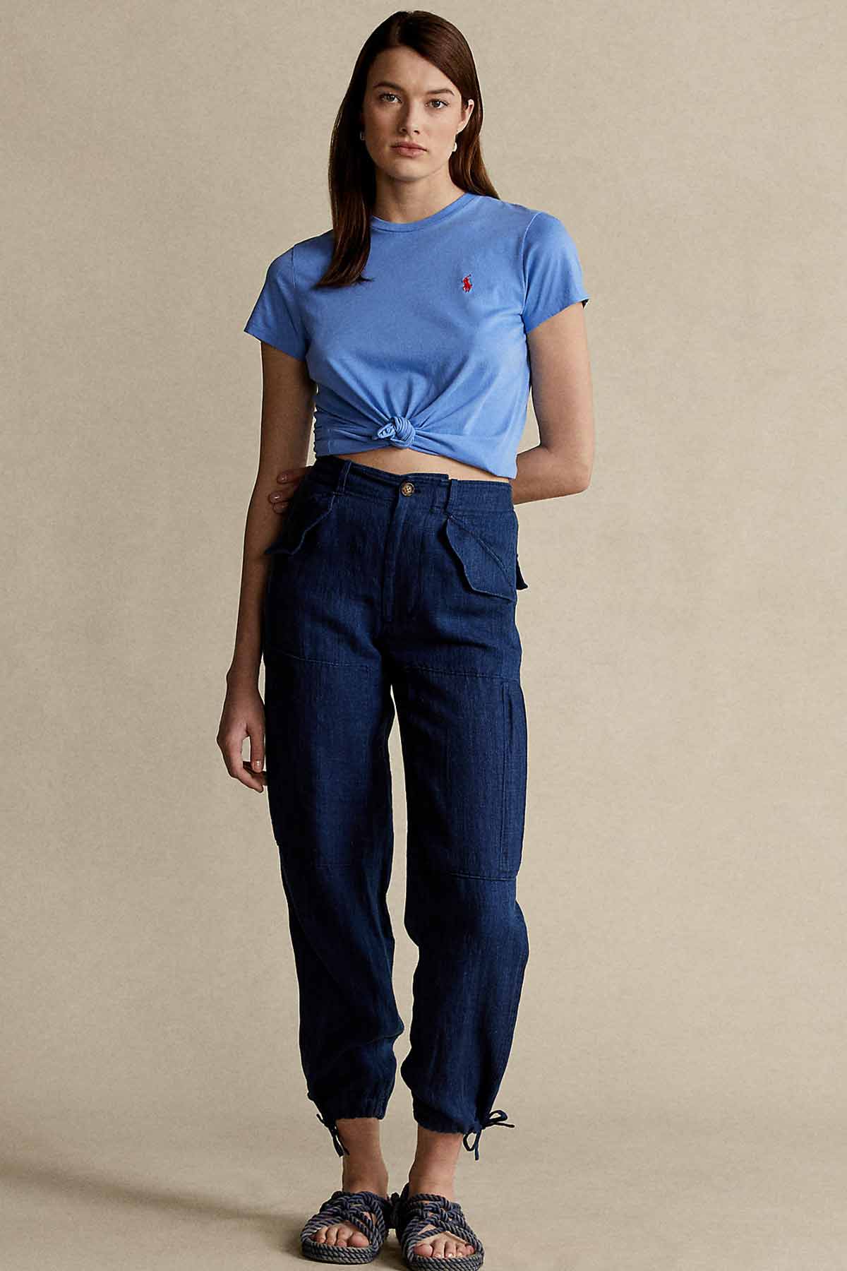 Polo Ralph Lauren Custom Fit Yuvarlak Yaka T-shirt-Libas Trendy Fashion Store