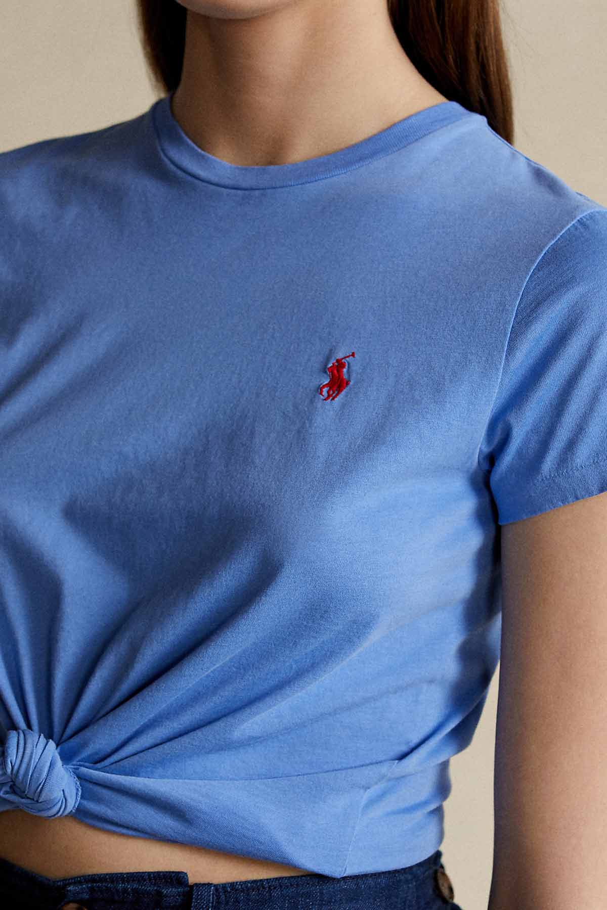 Polo Ralph Lauren Custom Fit Yuvarlak Yaka T-shirt-Libas Trendy Fashion Store