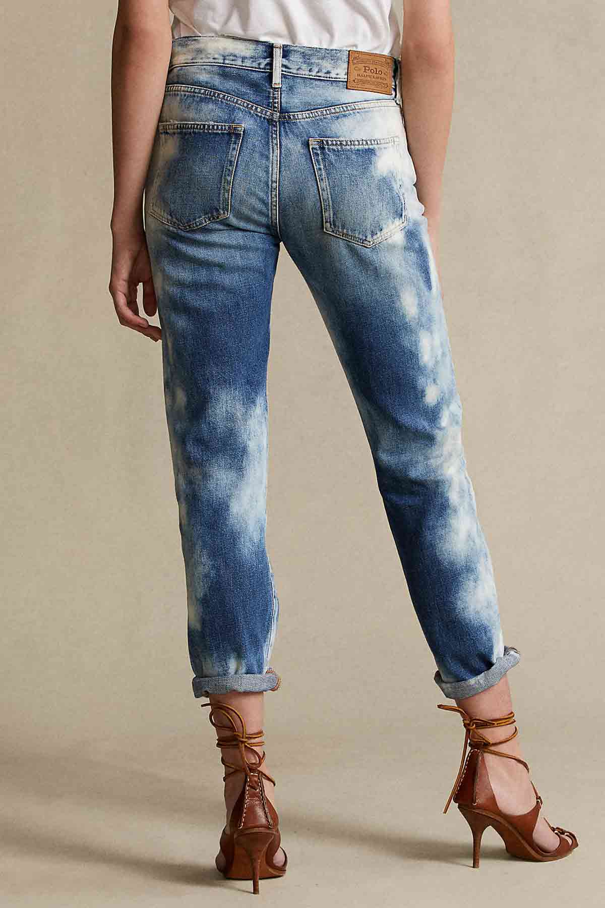 Polo Ralph Lauren Açma Efektli Avery Boyfriend Jeans-Libas Trendy Fashion Store