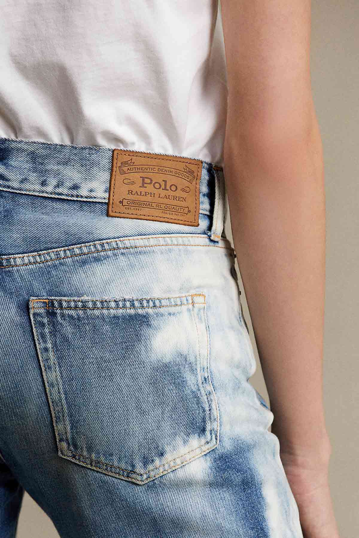 Polo Ralph Lauren Açma Efektli Avery Boyfriend Jeans-Libas Trendy Fashion Store