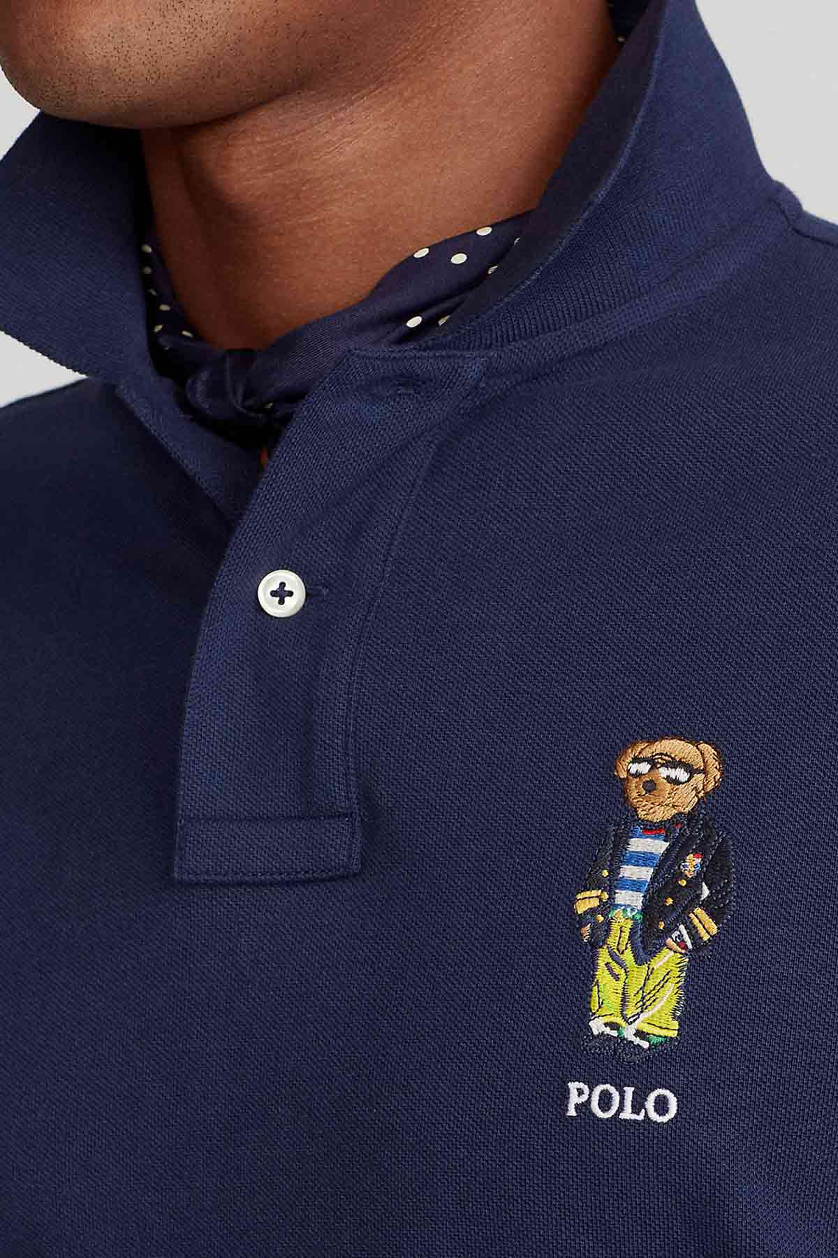 Polo Ralph Lauren Custom Slim Fit Polo Bear Polo Yaka T-shirt-Libas Trendy Fashion Store
