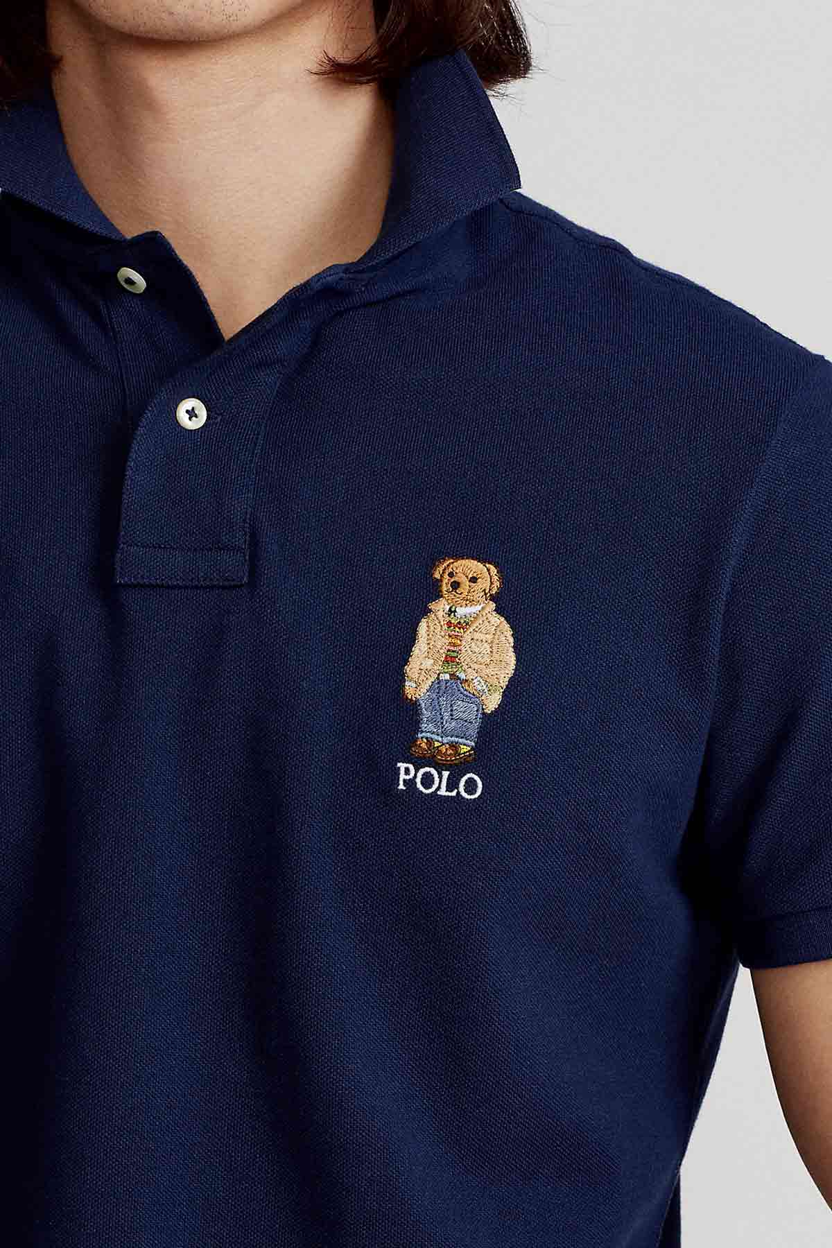 Polo Ralph Lauren Custom Slim Fit Polo Bear Polo Yaka T-shirt-Libas Trendy Fashion Store
