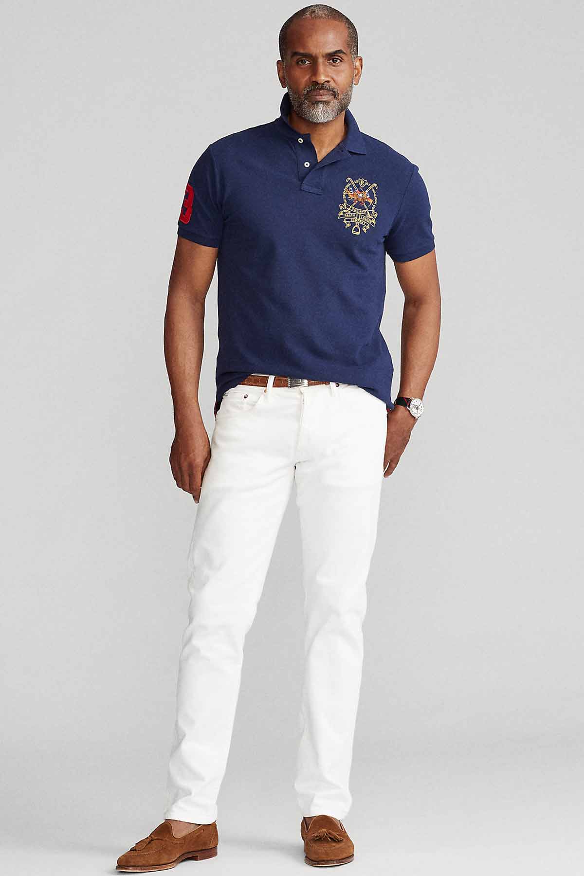 Polo Ralph Lauren Triple Pony Polo Yaka T-shirt-Libas Trendy Fashion Store