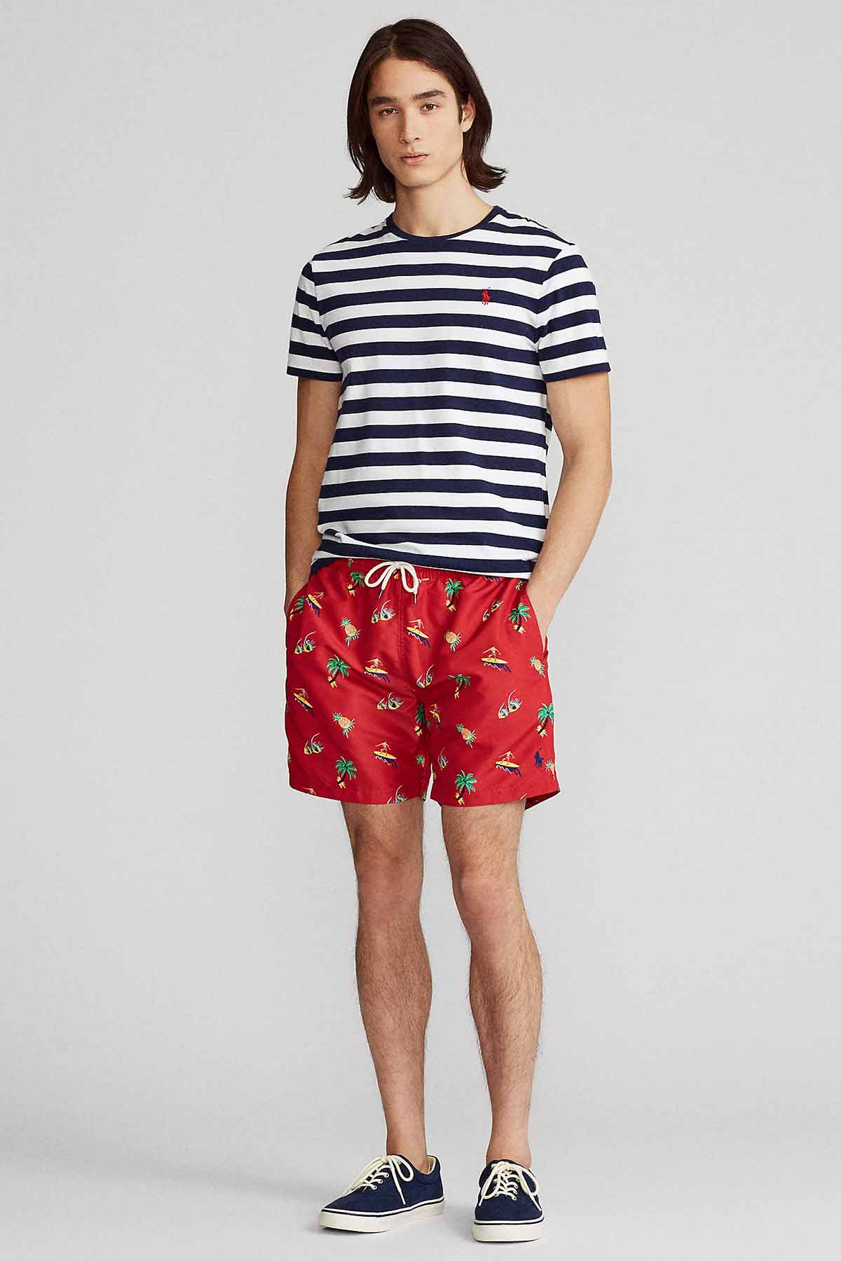 Polo Ralph Lauren Desenli Şort Mayo-Libas Trendy Fashion Store