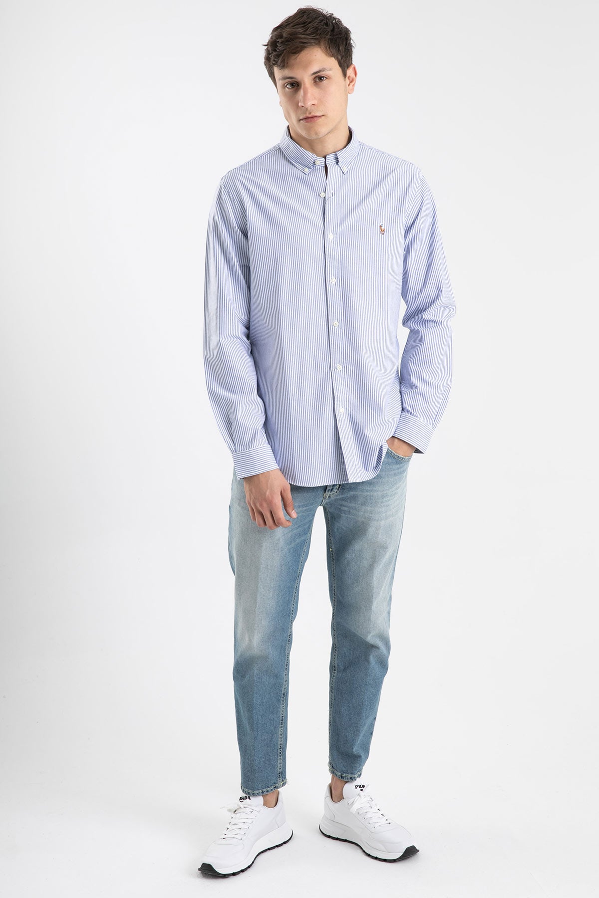 Polo Ralph Lauren Slim Fit Çizgili Gömlek-Libas Trendy Fashion Store