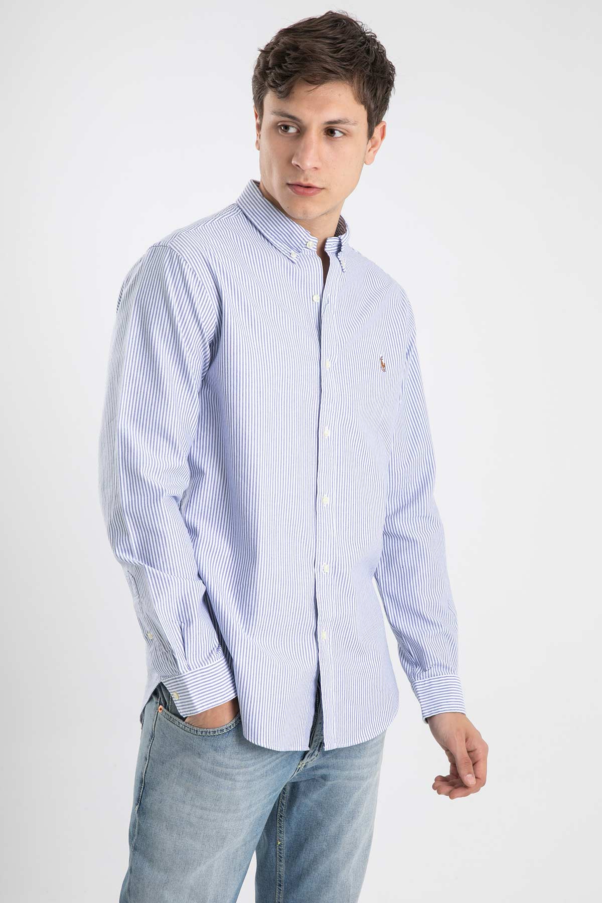 Polo Ralph Lauren Slim Fit Çizgili Gömlek-Libas Trendy Fashion Store