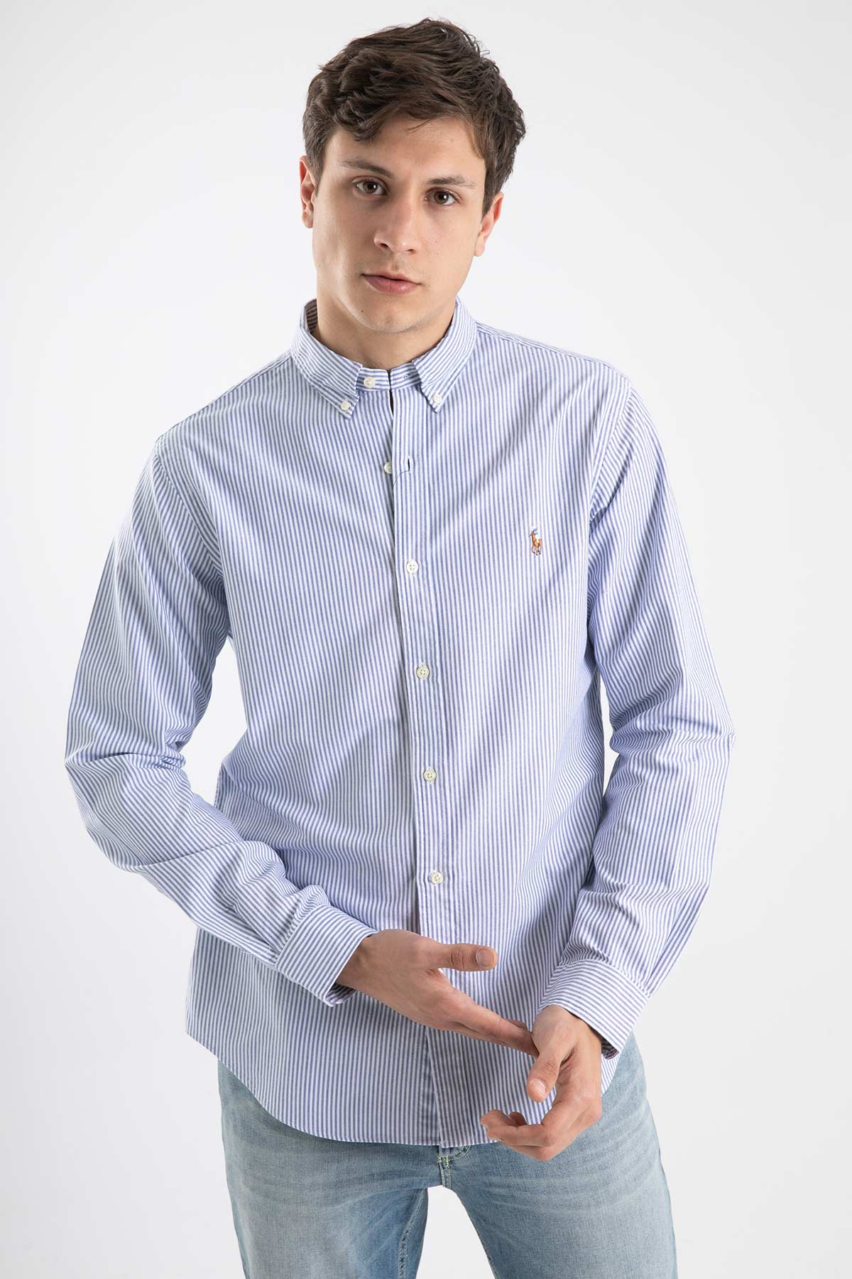 Polo Ralph Lauren Slim Fit Çizgili Gömlek-Libas Trendy Fashion Store