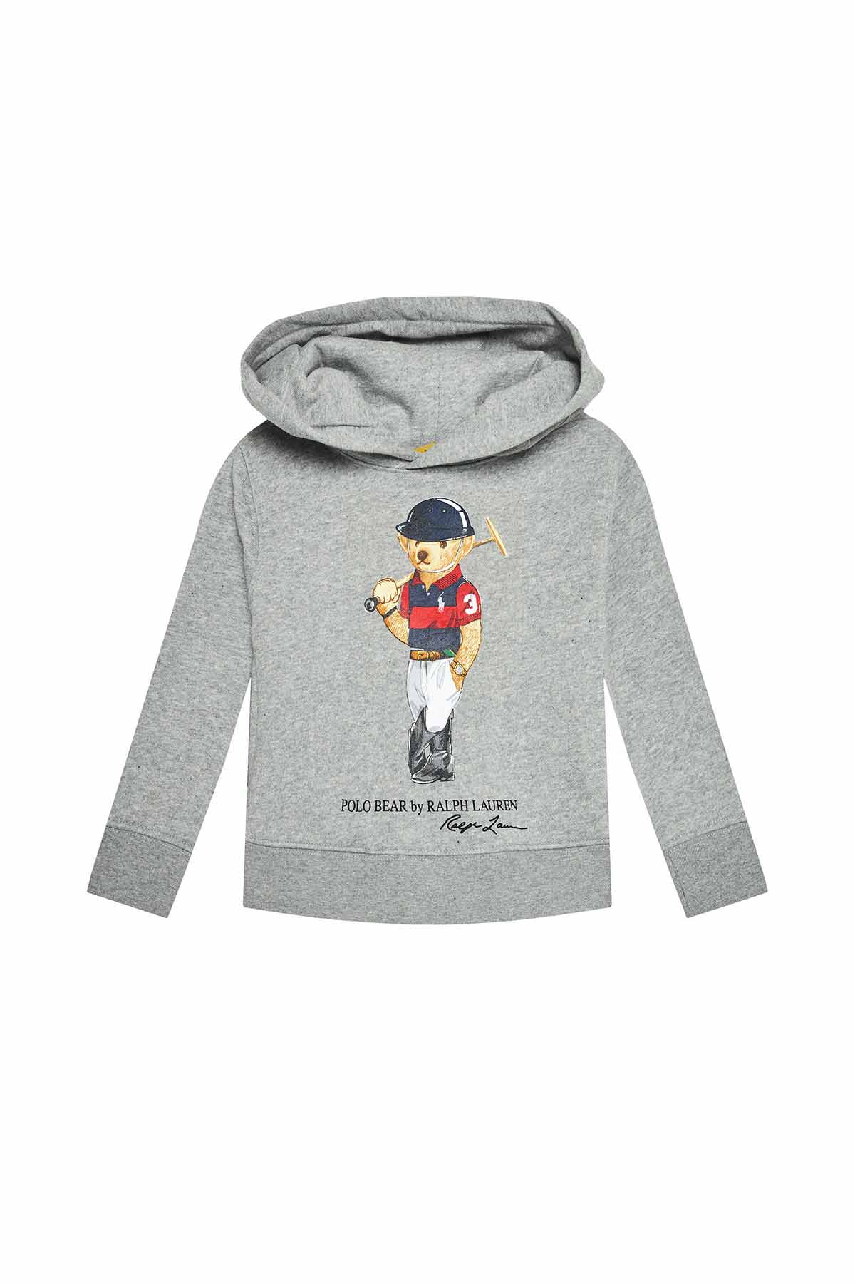 Polo Ralph Lauren 5-7 Yaş Erkek Polo Bear Kapüşonlu Sweatshirt-Libas Trendy Fashion Store