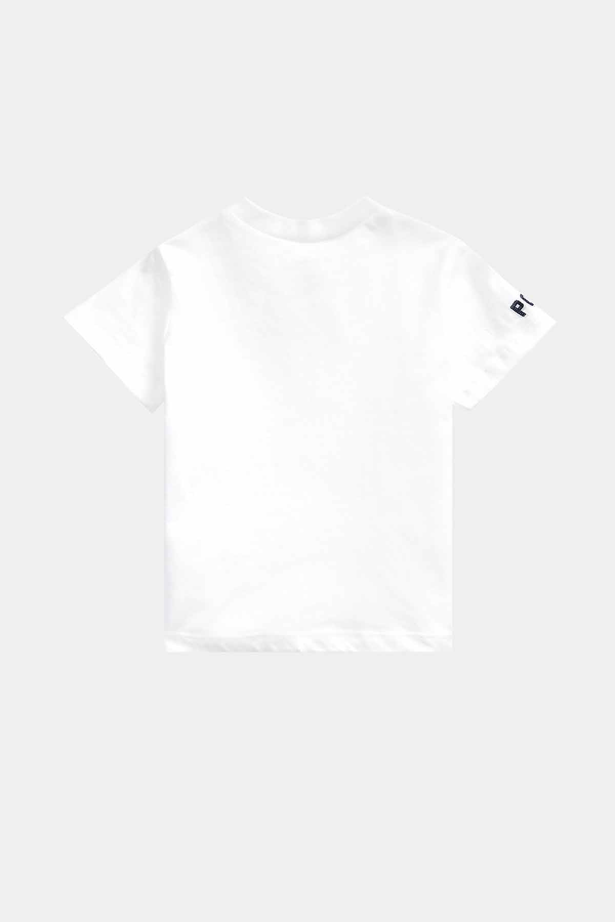 Polo Ralph Lauren 6 Ay - 2 Yaş Unisex Bebek Polo Bear T-shirt-Libas Trendy Fashion Store