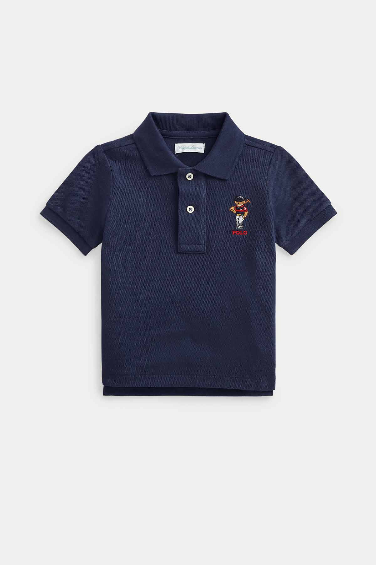 Polo Ralph Lauren 12-24 Ay Erkek Bebek Polo Bear Polo Yaka T-shirt-Libas Trendy Fashion Store
