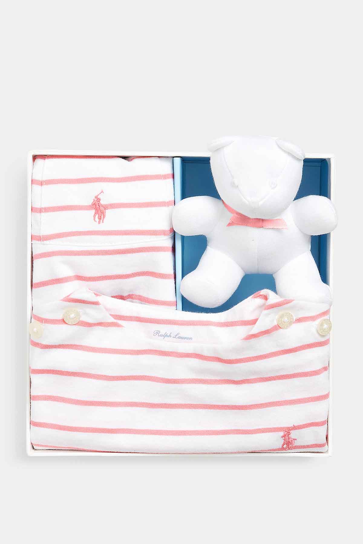 Polo Ralph Lauren 3-6 Ay Kız Bebek Polo Bear Elbise Set-Libas Trendy Fashion Store