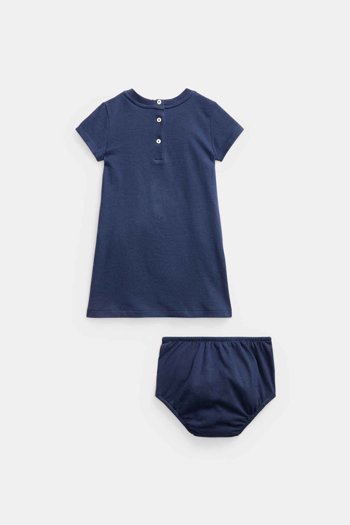 Polo Ralph Lauren 12-24 Ay Kız Bebek Polo Bear Elbise-Libas Trendy Fashion Store