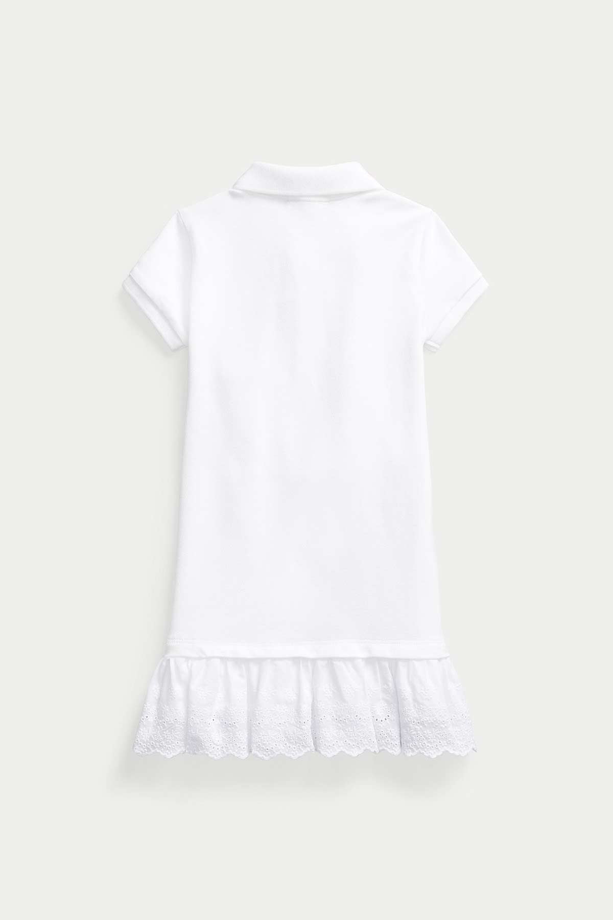 Polo Ralph Lauren 5-6.5 Yaş Kız Çocuk Polo Yaka Elbise-Libas Trendy Fashion Store