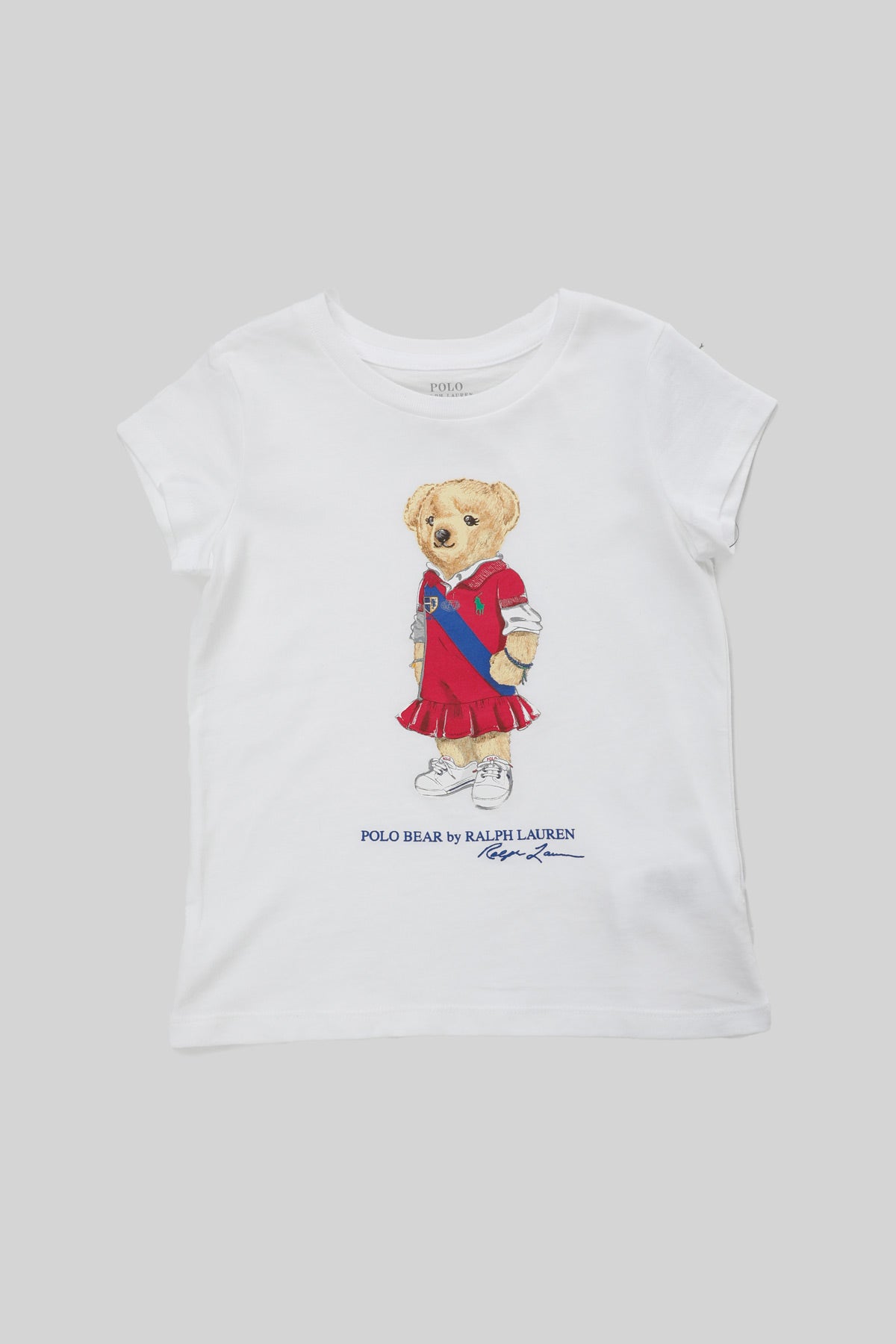 Polo Ralph Lauren 5-6.5 Yaş Kız Çocuk Polo Bear T-shirt-Libas Trendy Fashion Store