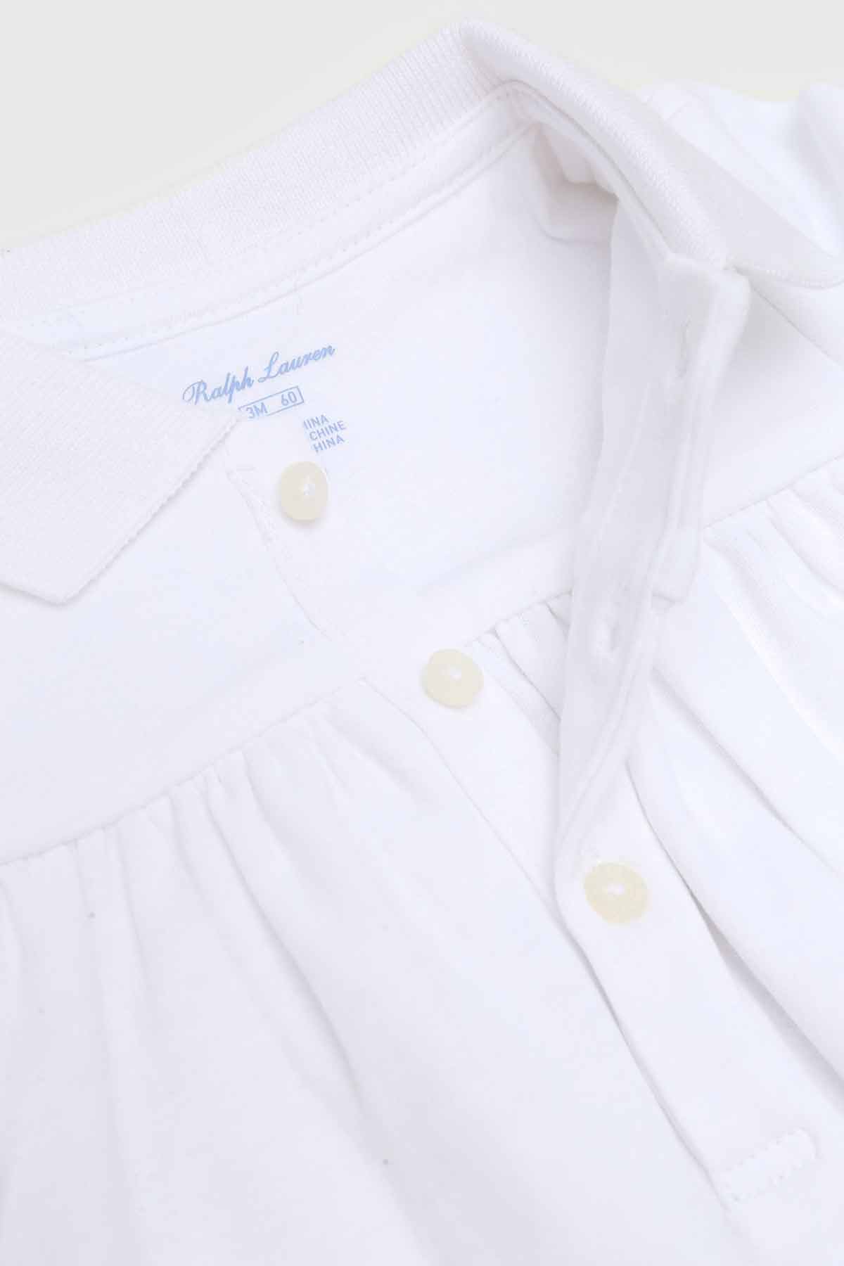 Polo Ralph Lauren 6-12 Ay Kız Bebek Polo Yaka Body-Libas Trendy Fashion Store