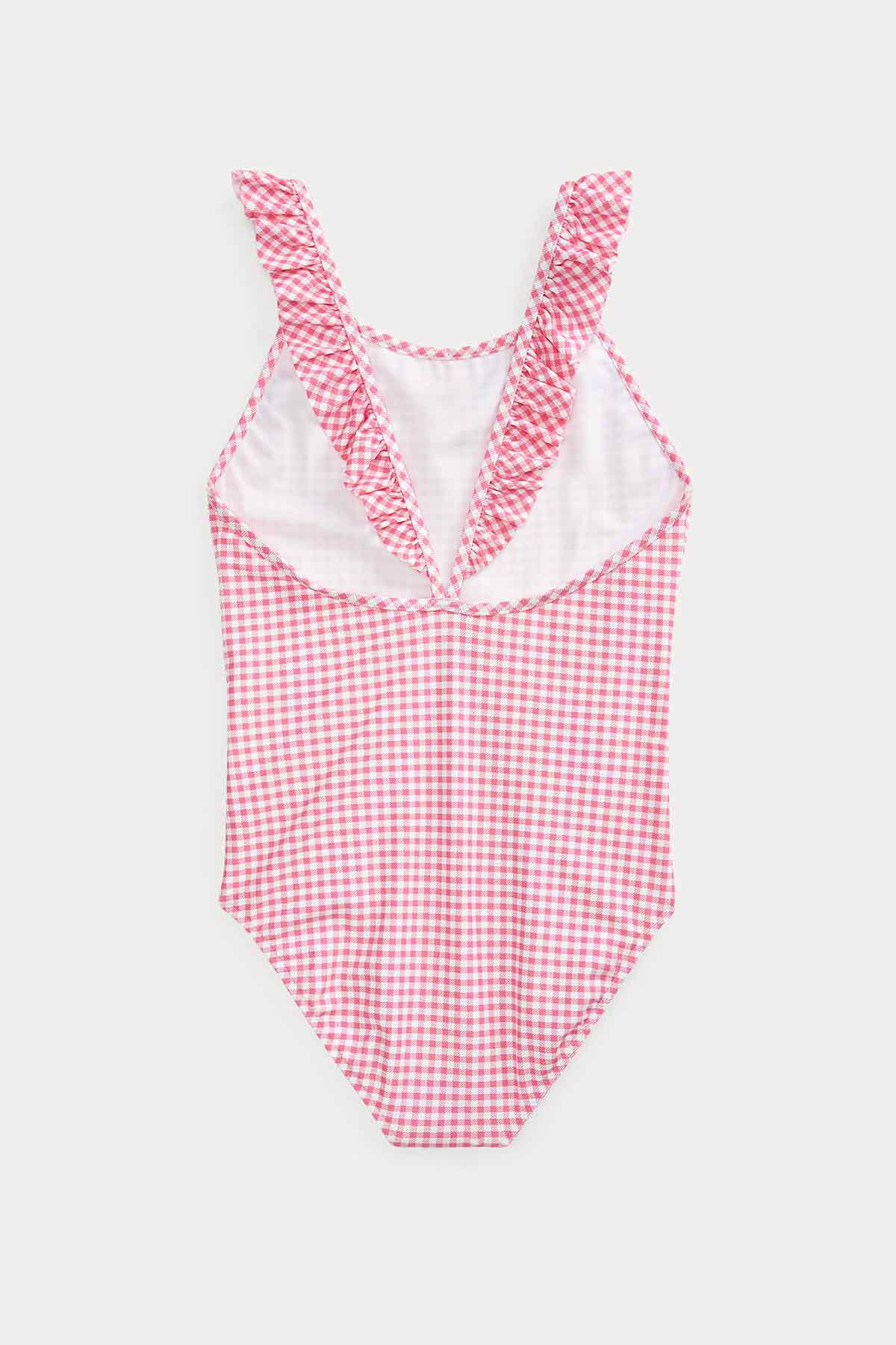 Polo Ralph Lauren 7 Yaş Pötikareli Kız Çocuk Mayo-Libas Trendy Fashion Store