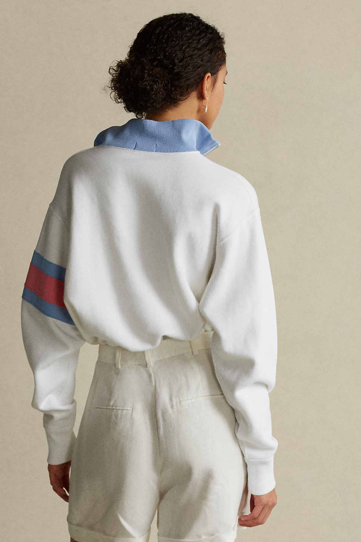 Polo Ralph Lauren Fermuarlı Dik Yaka Sweatshirt-Libas Trendy Fashion Store