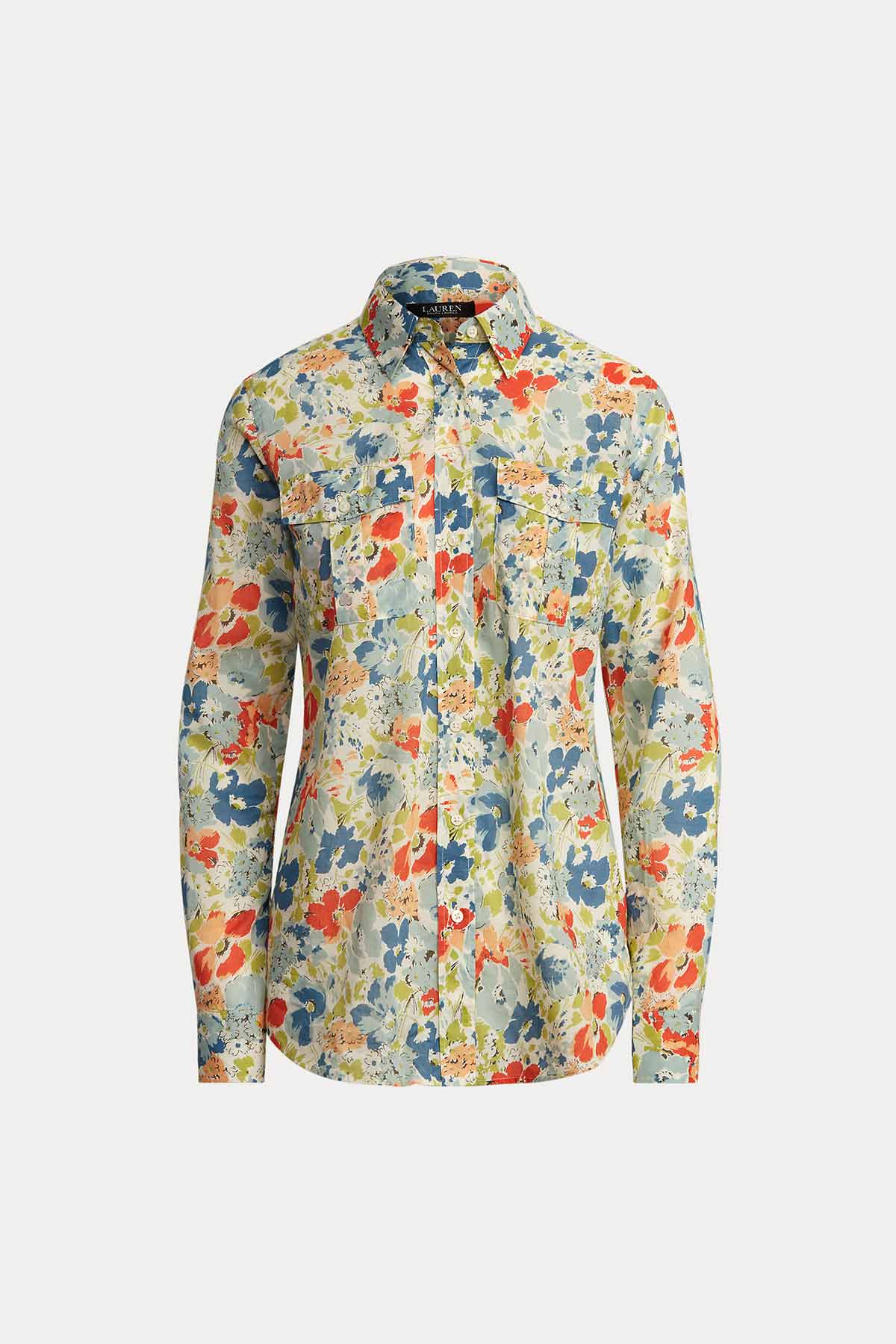 Polo Ralph Lauren Renkli Çiçek Desenli Gömlek-Libas Trendy Fashion Store