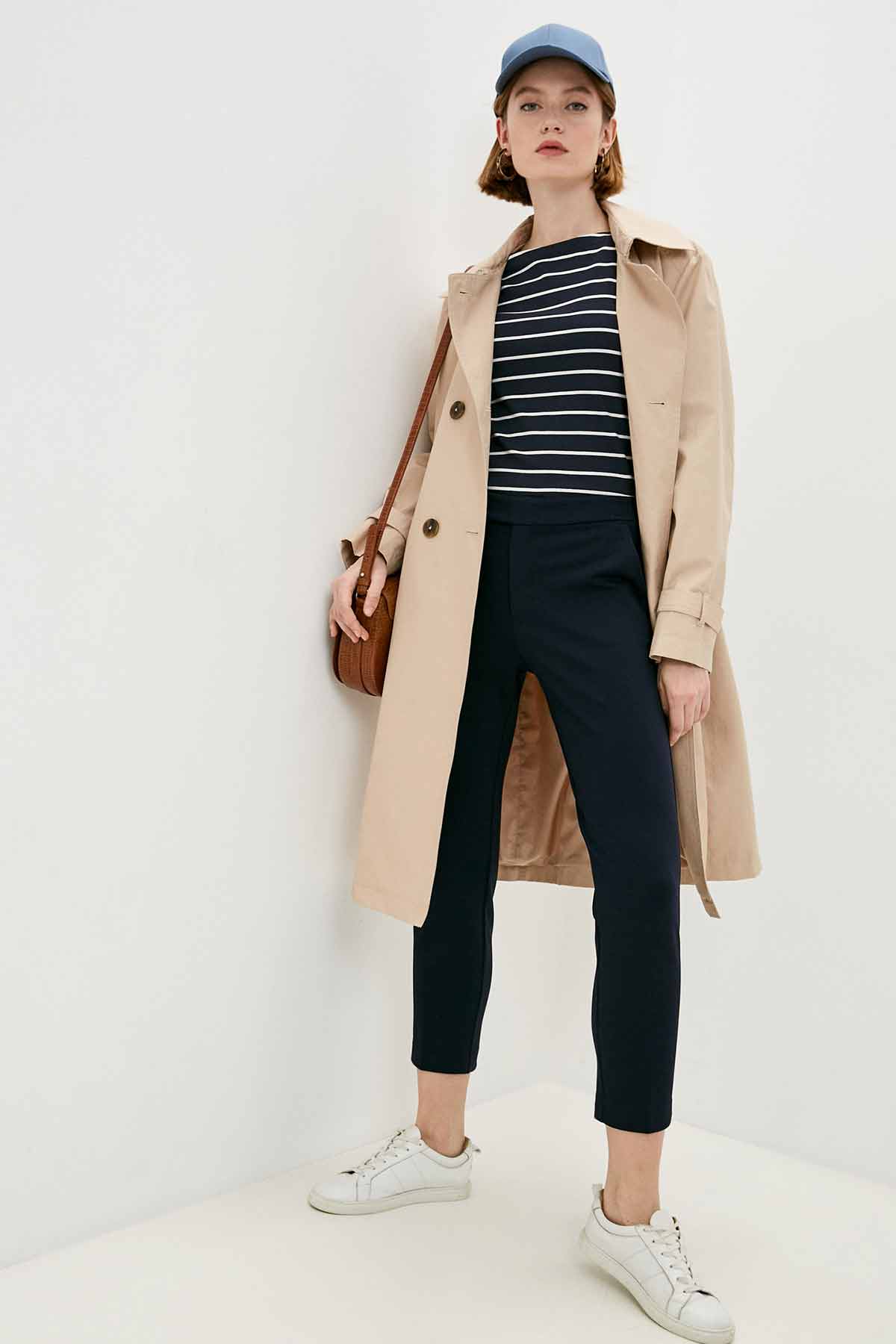 Polo Ralph Lauren Kayık Yaka Çizgili T-shirt-Libas Trendy Fashion Store