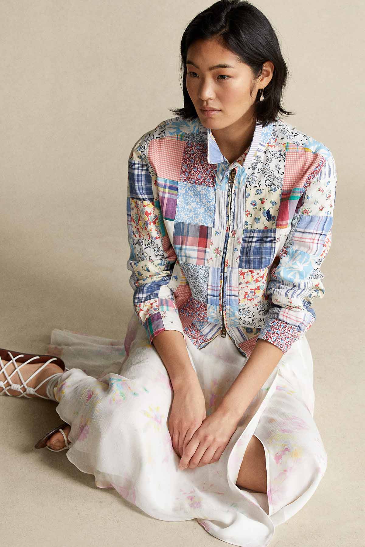 Polo Ralph Lauren Keten Patchwork Ceket-Libas Trendy Fashion Store